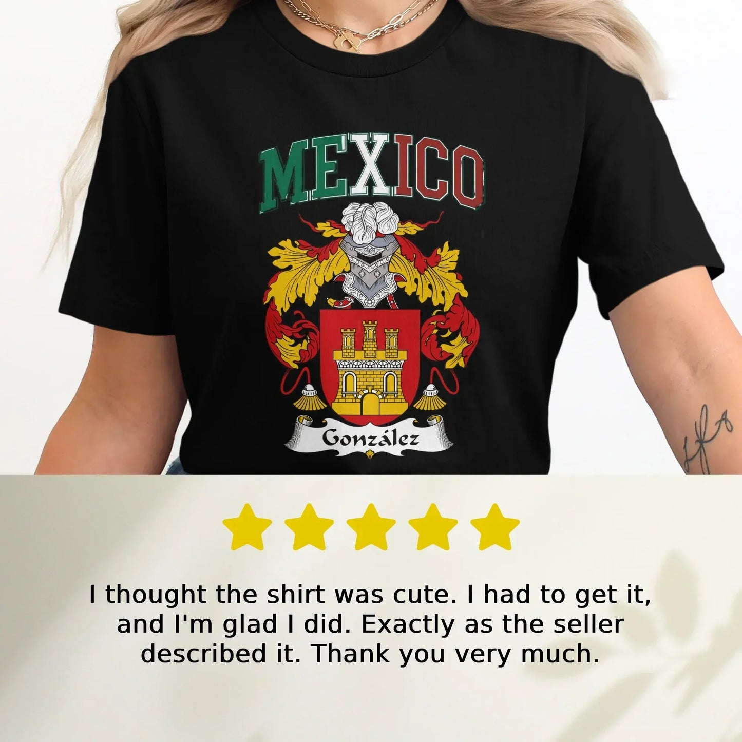 Mexico Gonzalez Crest Design Shirt product