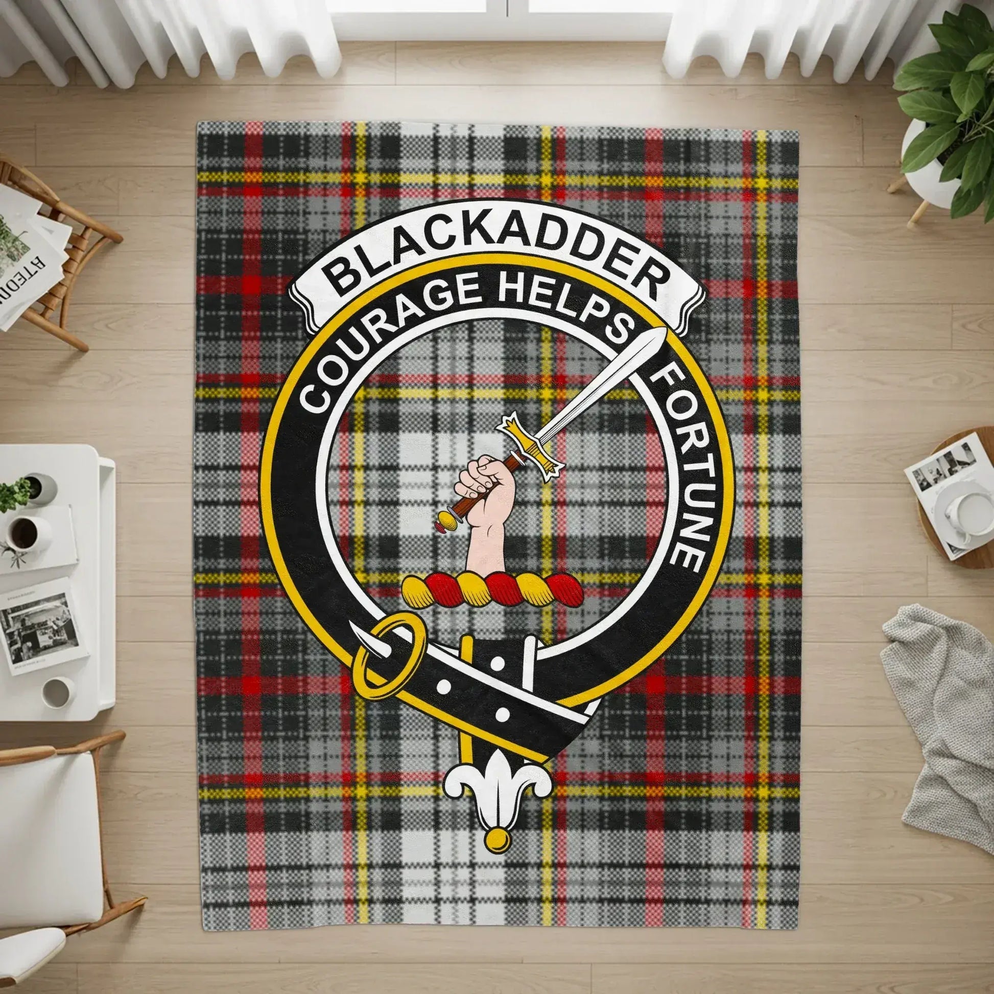 Blackadder Courage Helps Fortune Plaid Design product