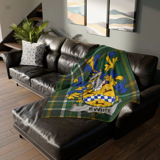Personalized Elegant Heraldic Crest Blanket product