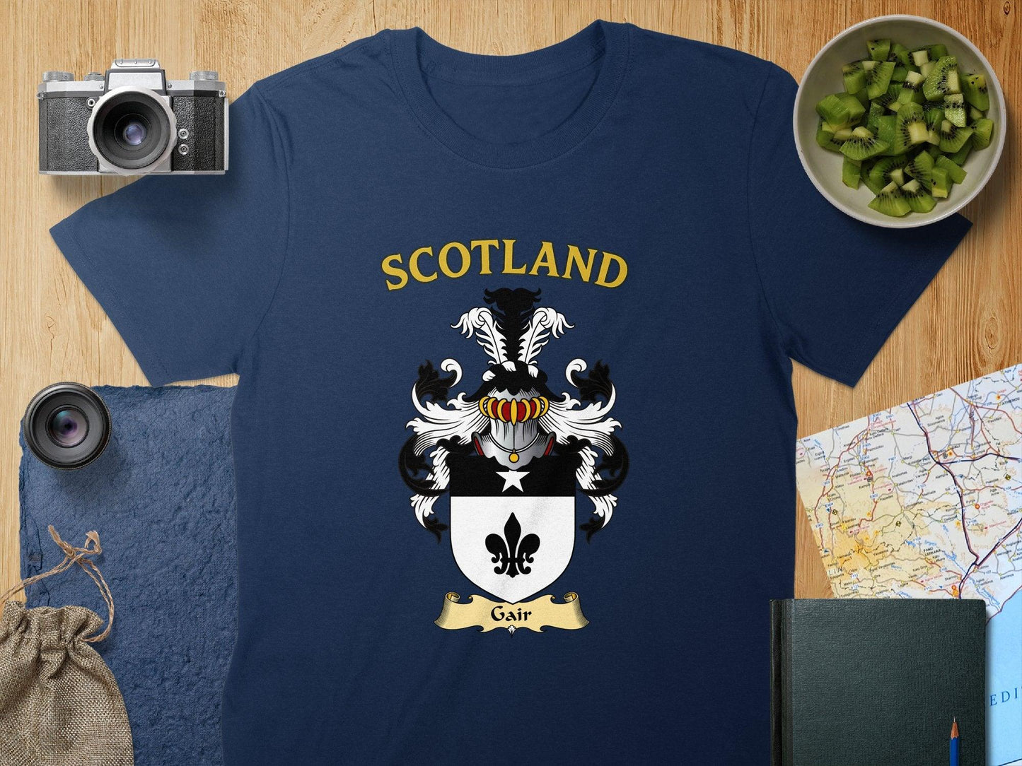 Gair Clan Family Coat Of Arms Heraldic T-Shirt - Celtic Ancestry Gifts