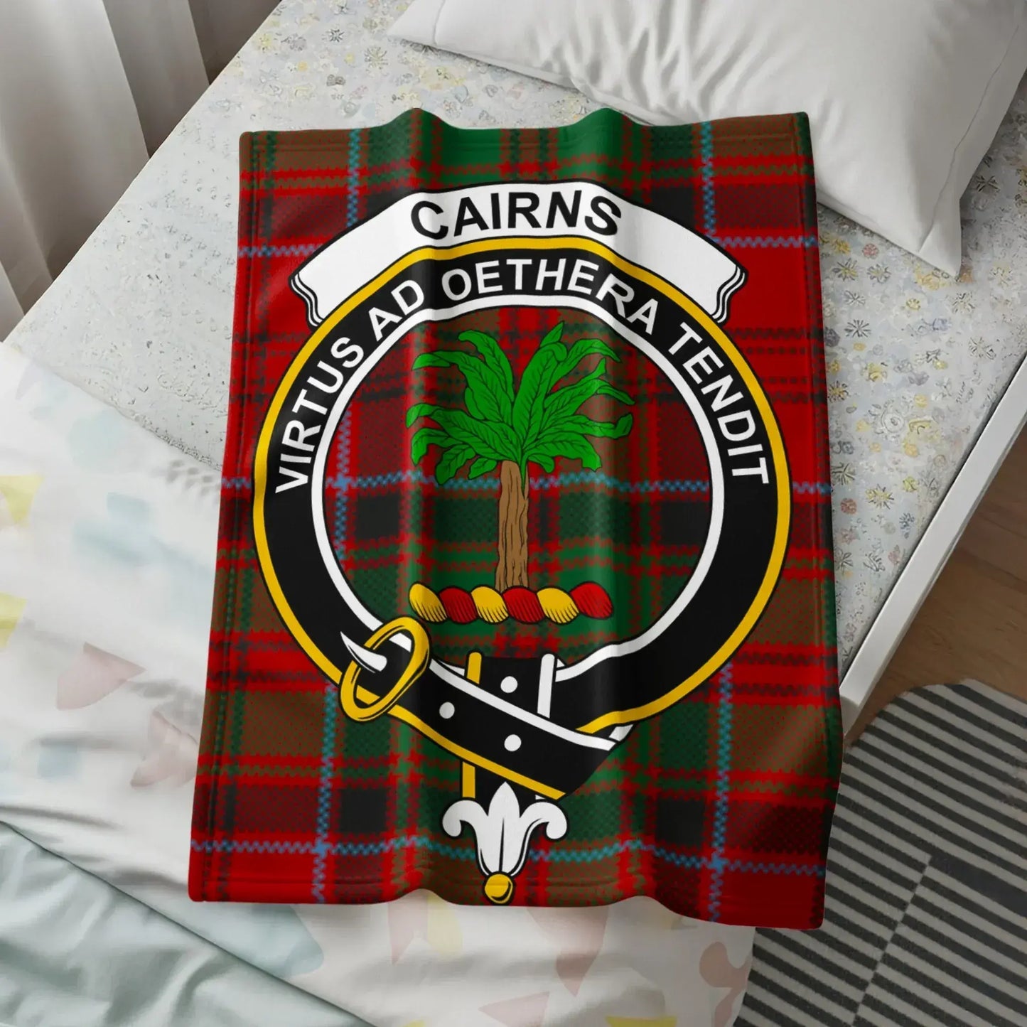 Cairns Virtus Ad Oethera Tendit Crest Blanket product type