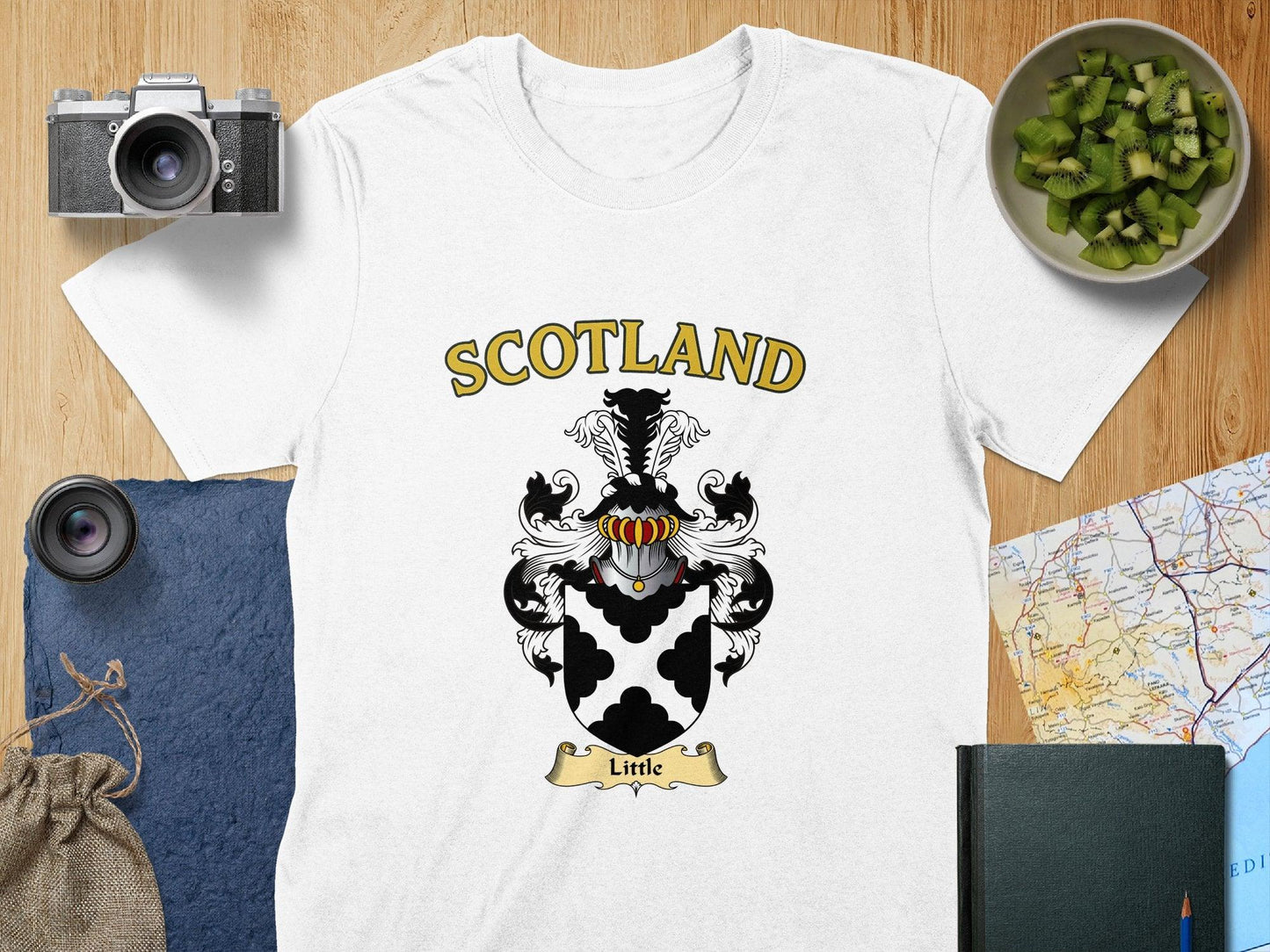 Scotland Heraldic Crest Print White T-shirt product