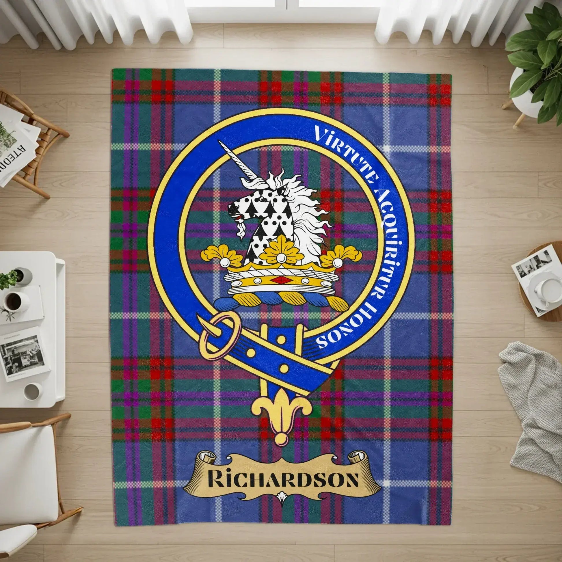 Richardson Virtue Accortum Honos Tartan Rug product
