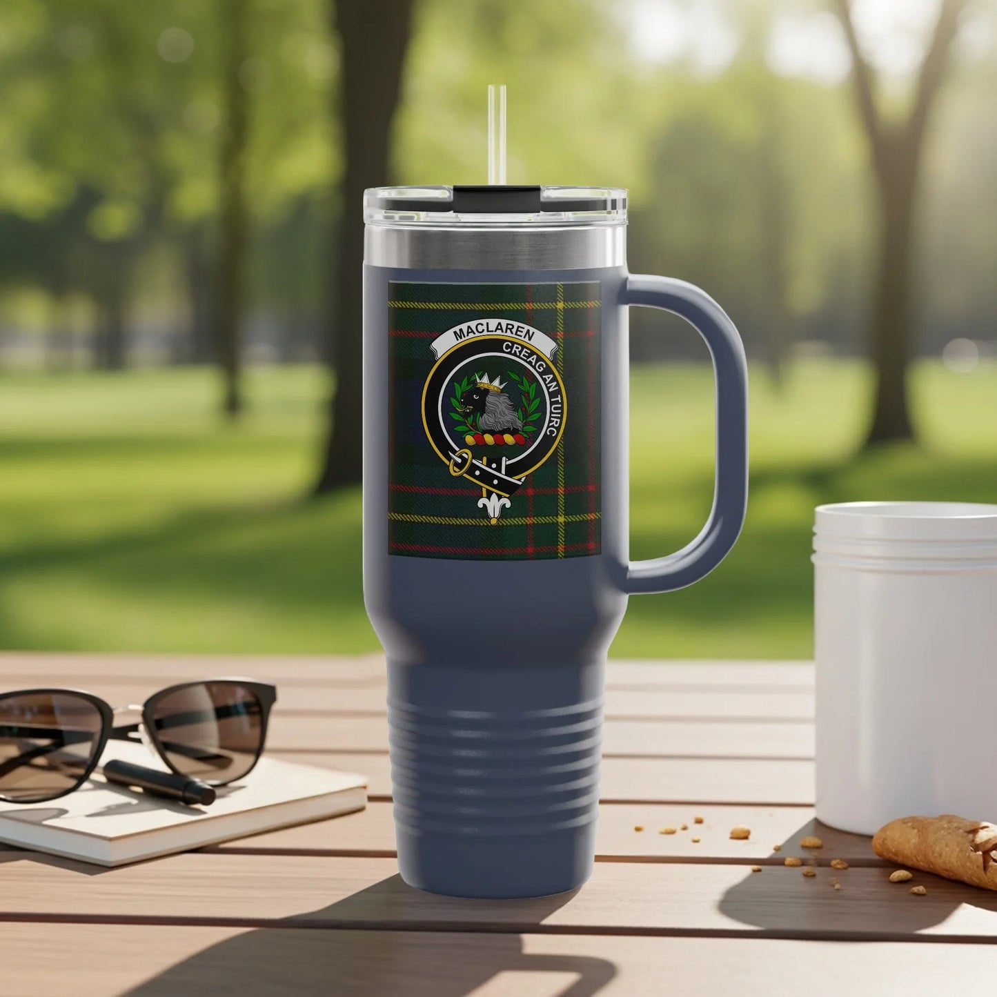 MacLaren Clan Tartan Double-Wall Insulated Tumbler product