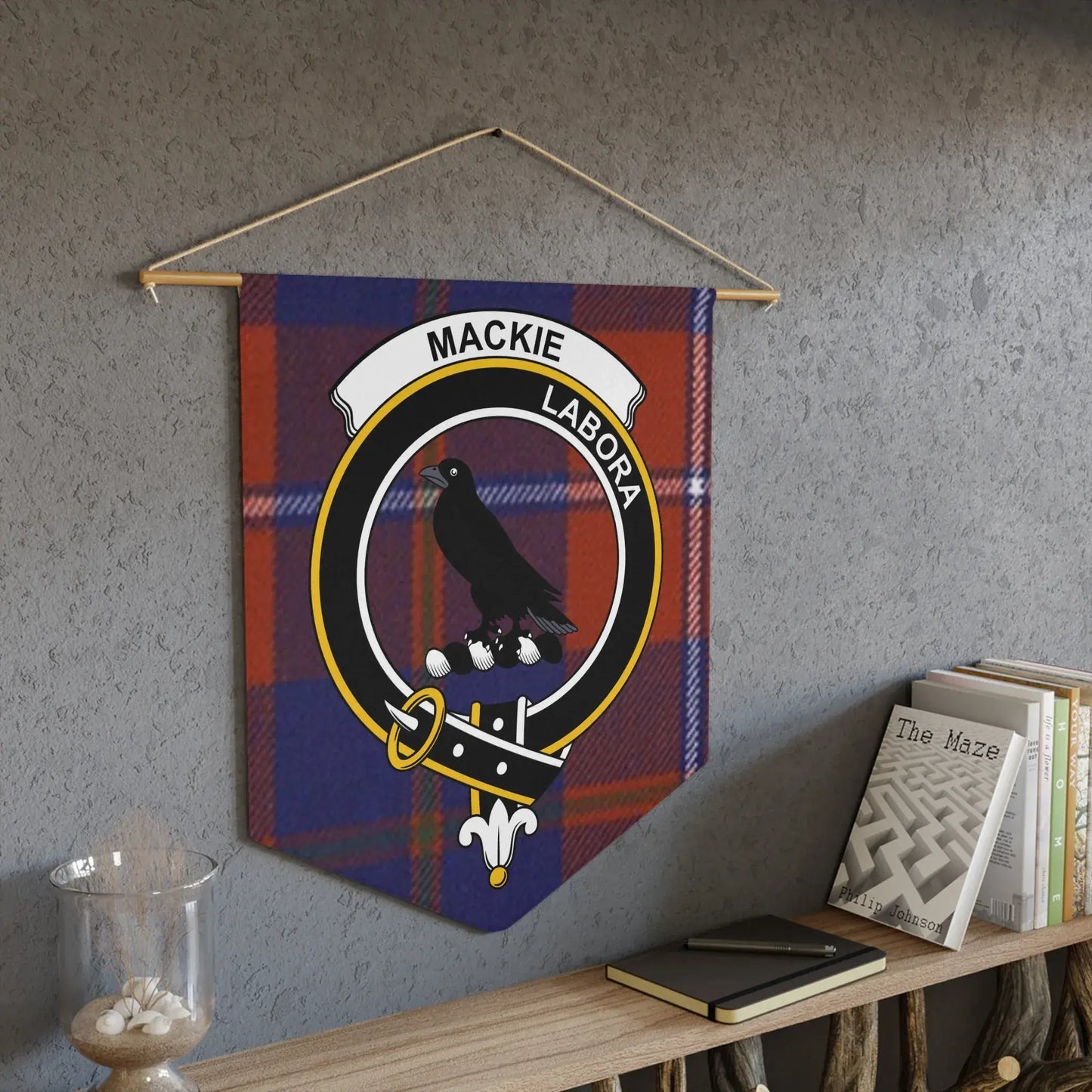 Mackie Labora Tartan Wall Banner with Raven product