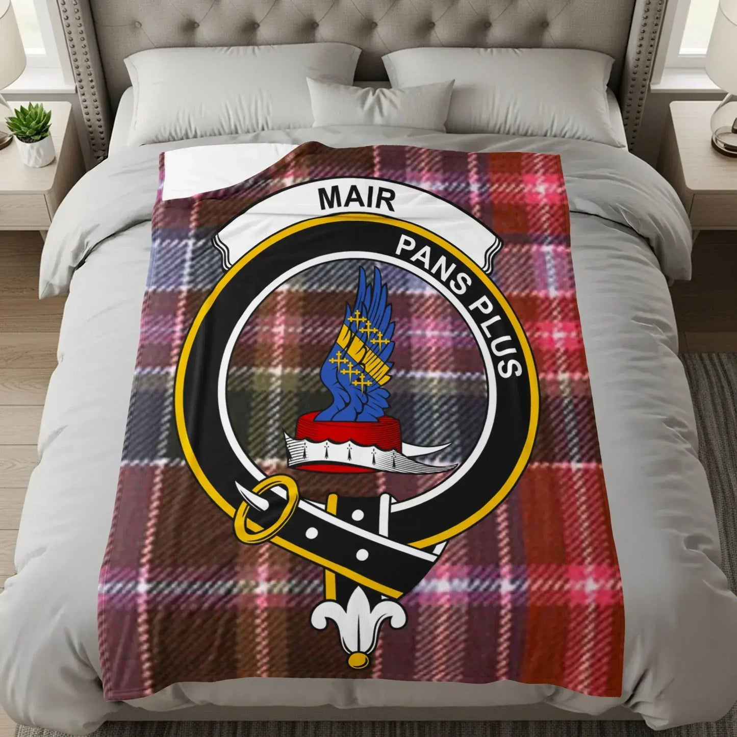 Mair Pans Plus Tartan Plaid Design Blanket product