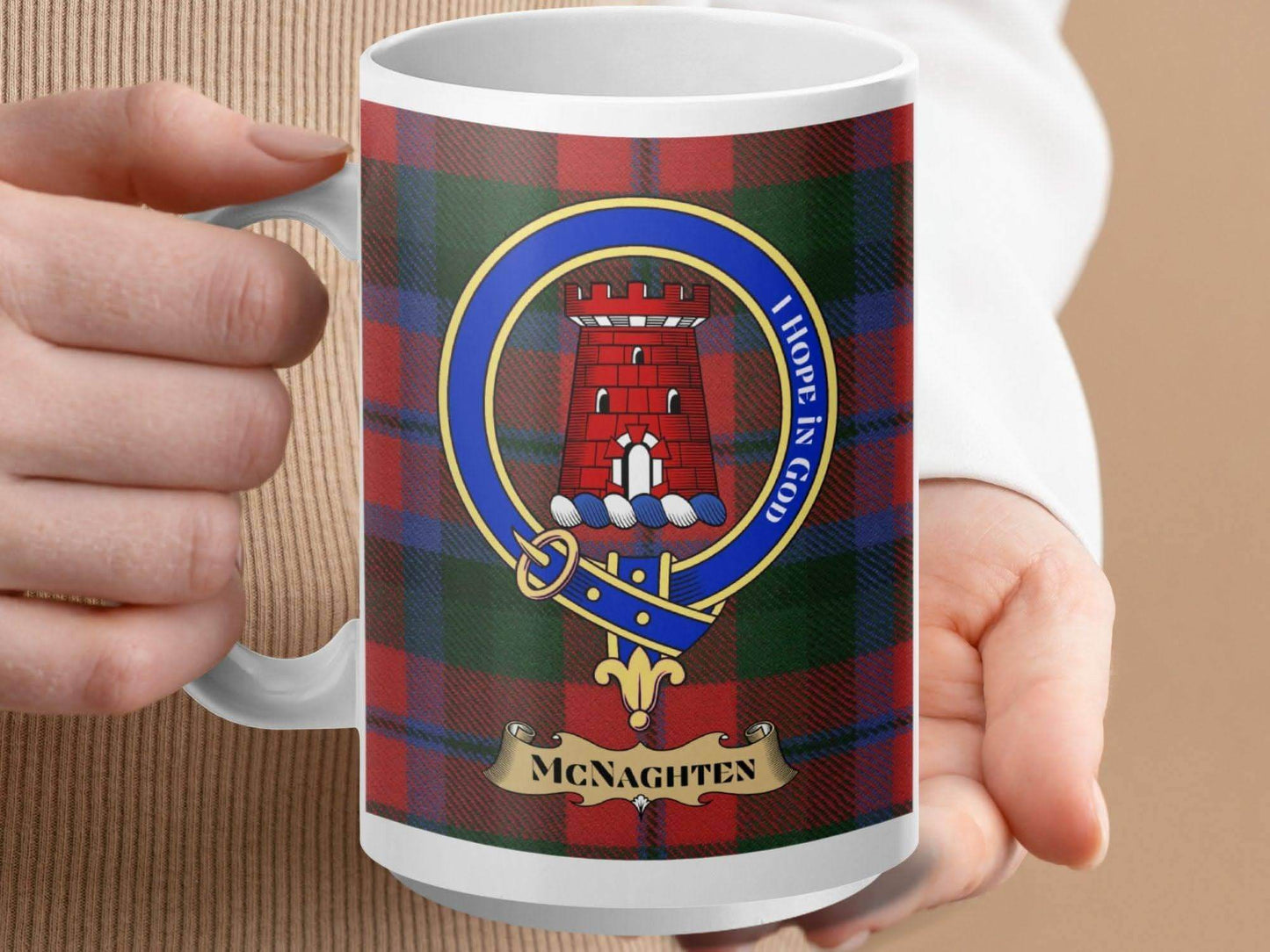Scottish Clan McNaughten Plaid Design Mug product