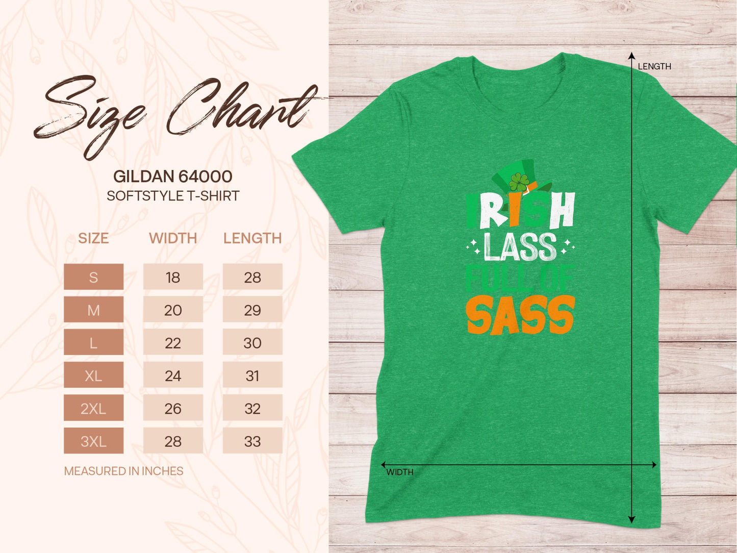 Rich Lass Sass Green T-Shirt, Women's St. Patrick's Day Tee, Gildan Softstyle, Casual Graphic Top