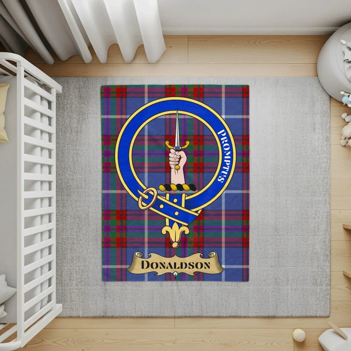 Donaldson Clan Tartan Plaid Family Crest Rug product