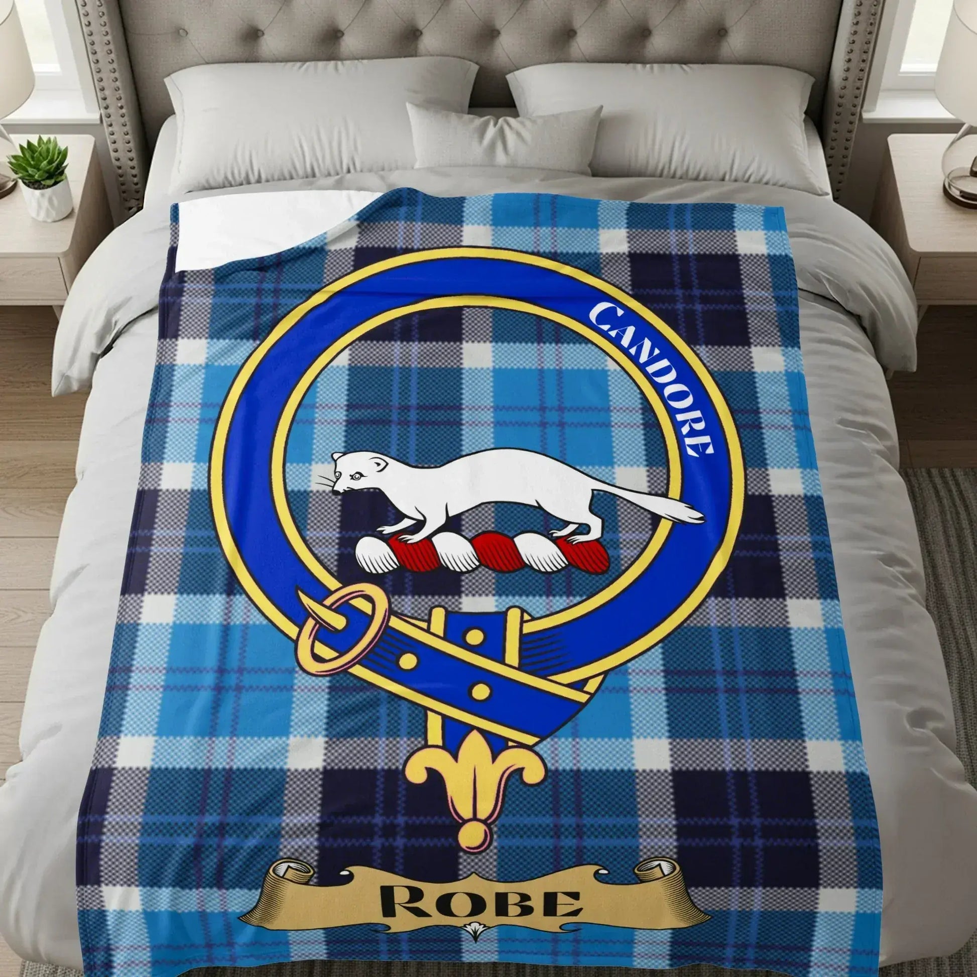 Candore Robe Pattern Emblem Printed Bedding product
