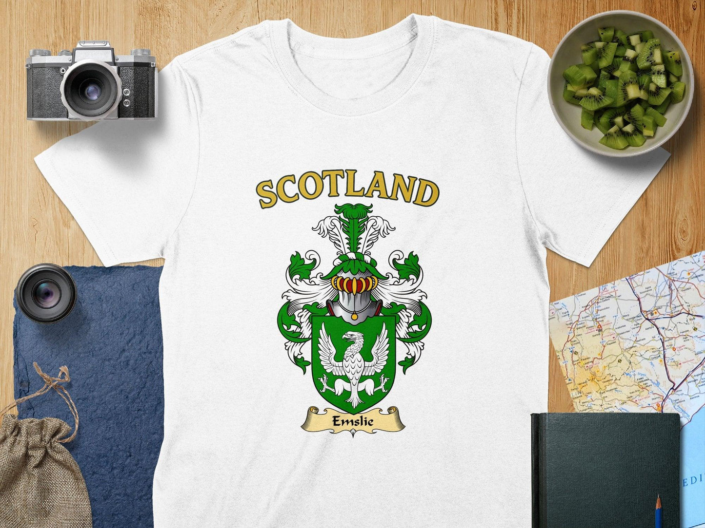 Scotland Emblem Graphic White Short Sleeve Shirt product type