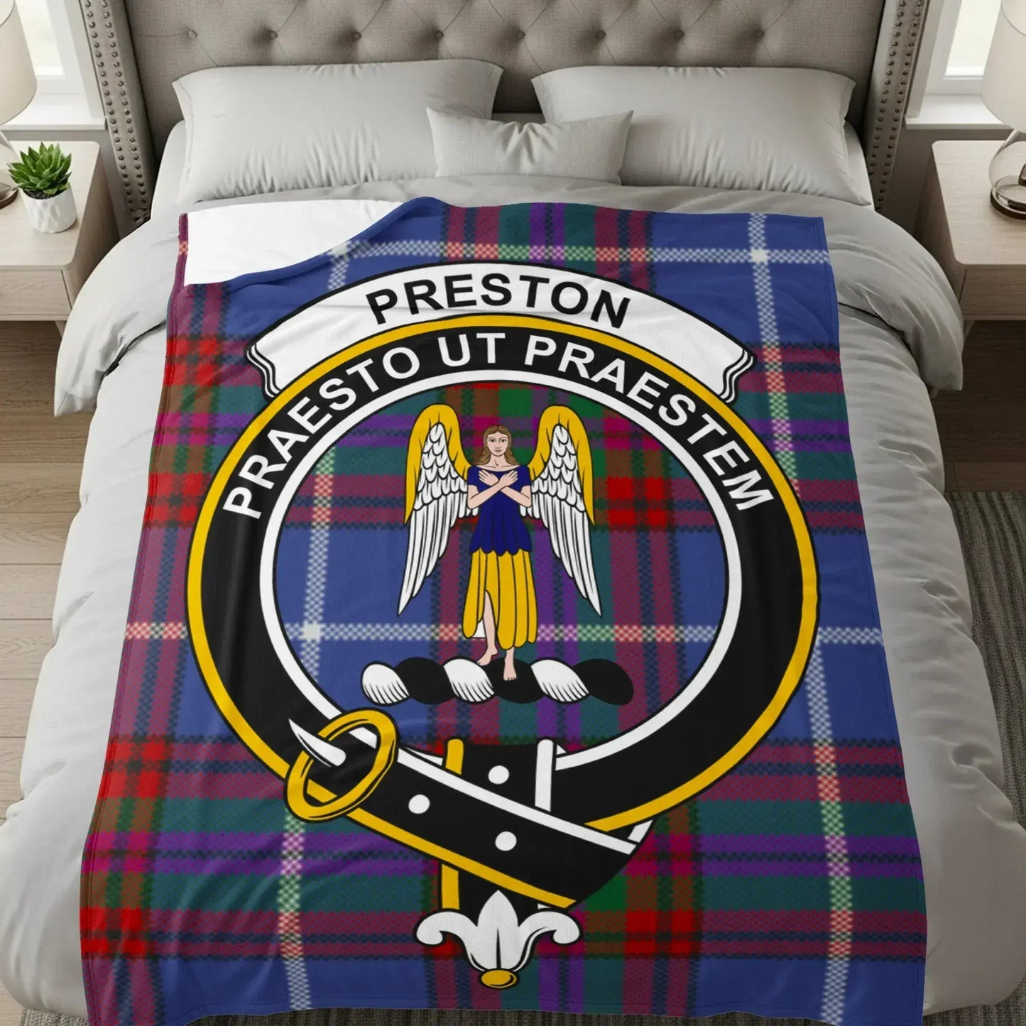 Preston Praesto Ut Praestem Tartan Blanket product
