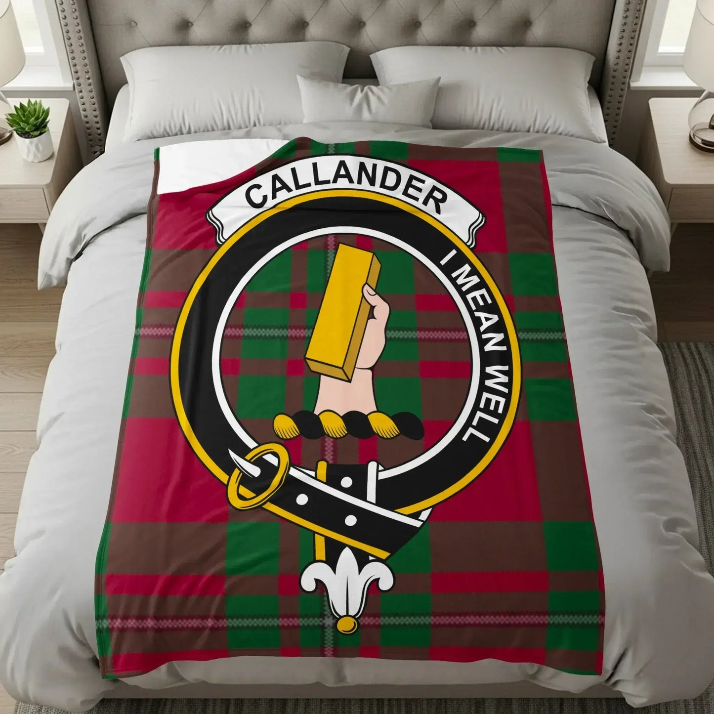 Callander I Mean Well Plaid Blanket product