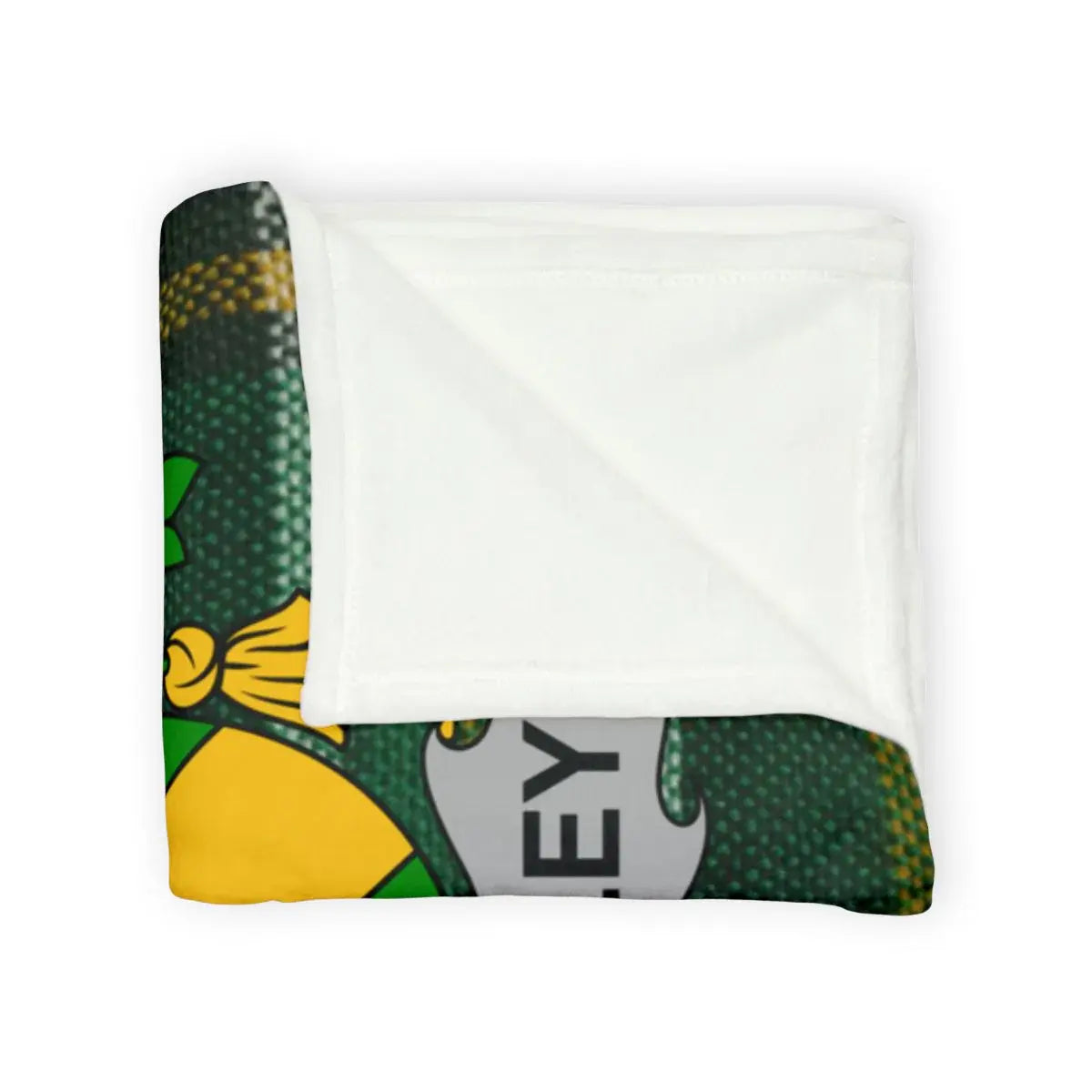 Cozy Football Team Logo Green Soft Blanket product