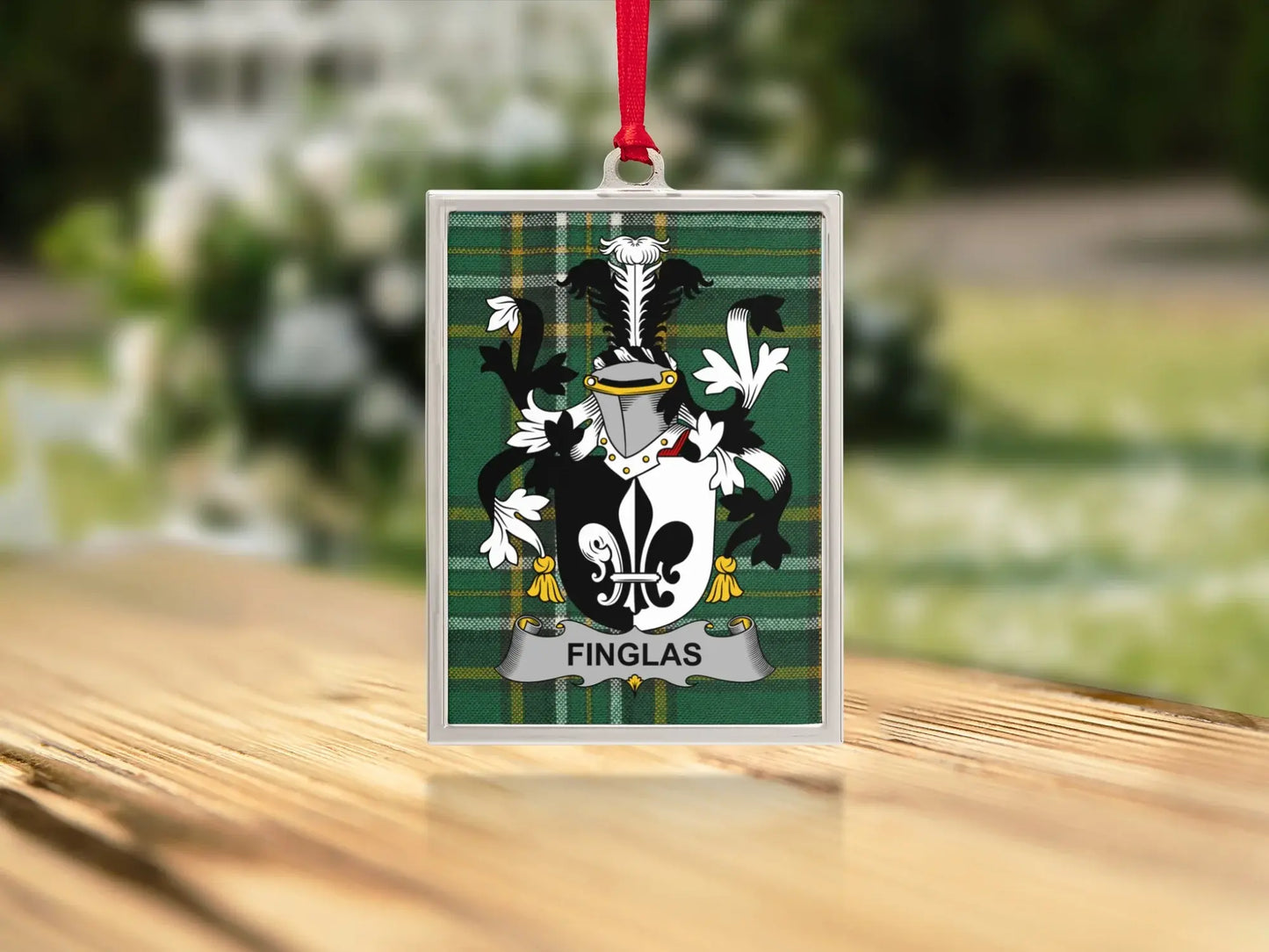 Finglas Family Crest Rectangular Ornament product