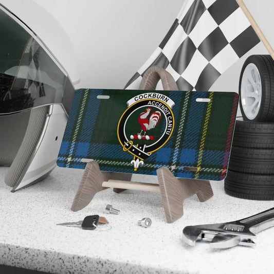 Tartan Cockburn Accent Emblem License Plate product