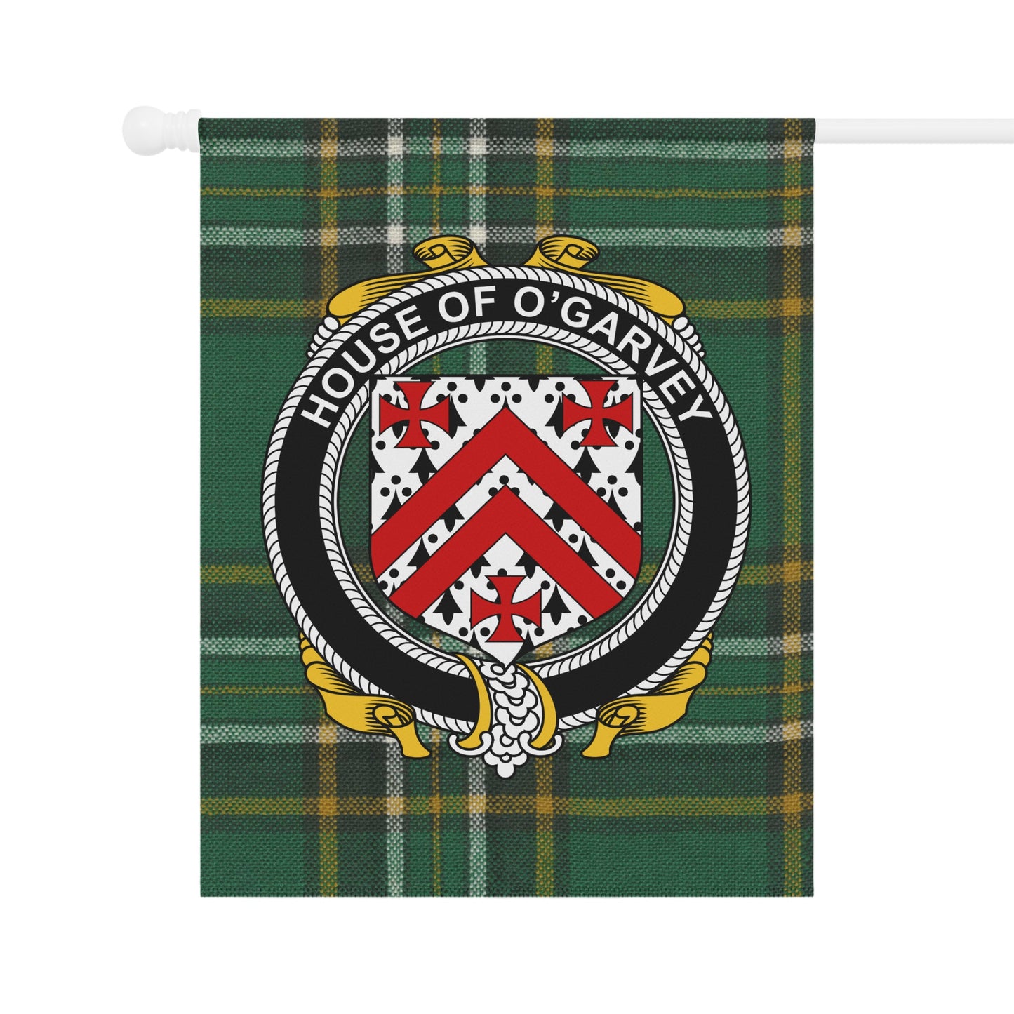 House of O'Garvey Tartan Plaid House Flag product