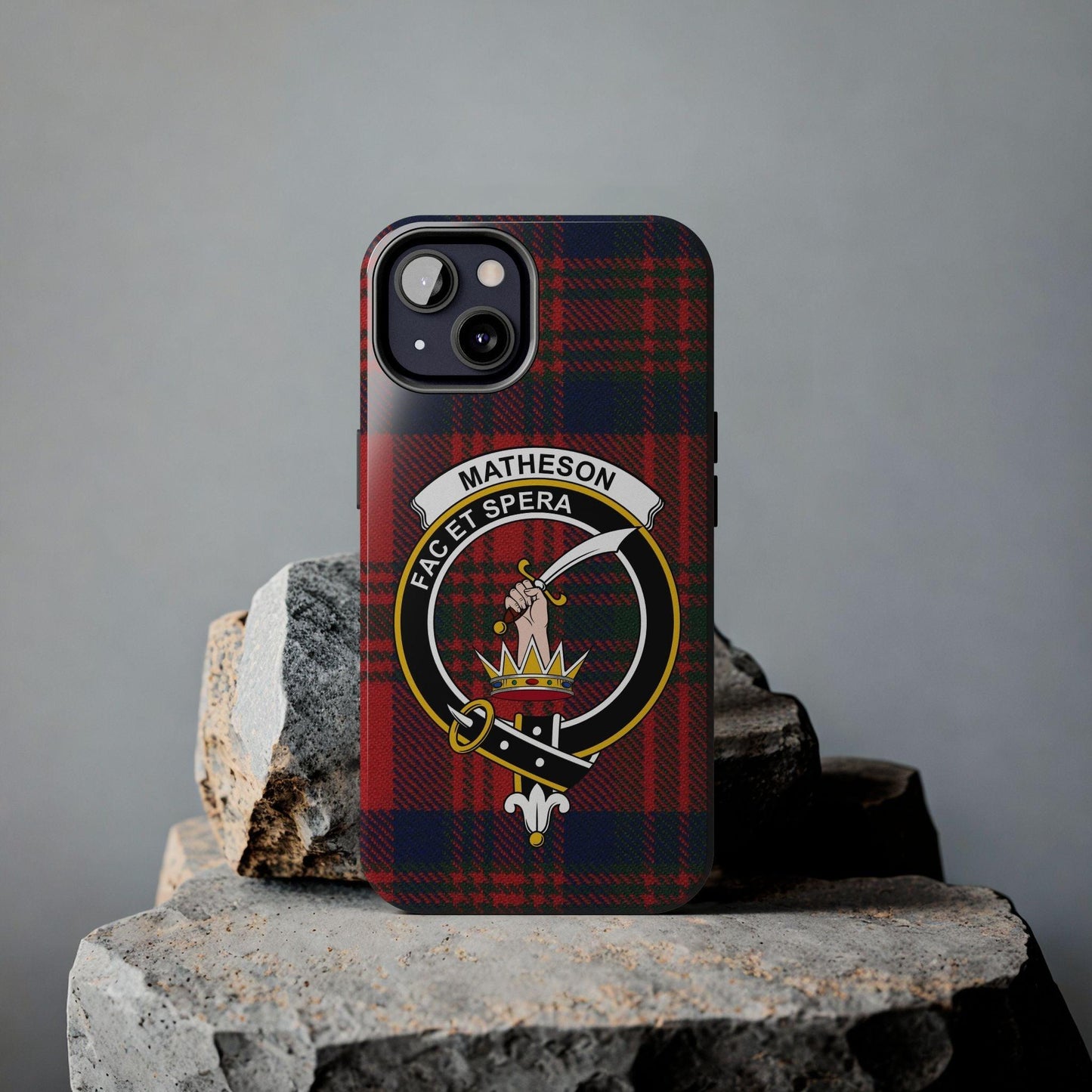 Matheson Clan Scottish Tartan Cell Phone Case - Celtic Ancestry Gifts