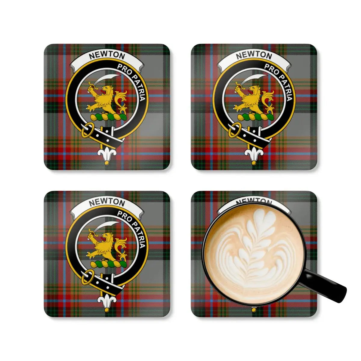 Newton Pro Patria Family Crest Coaster product