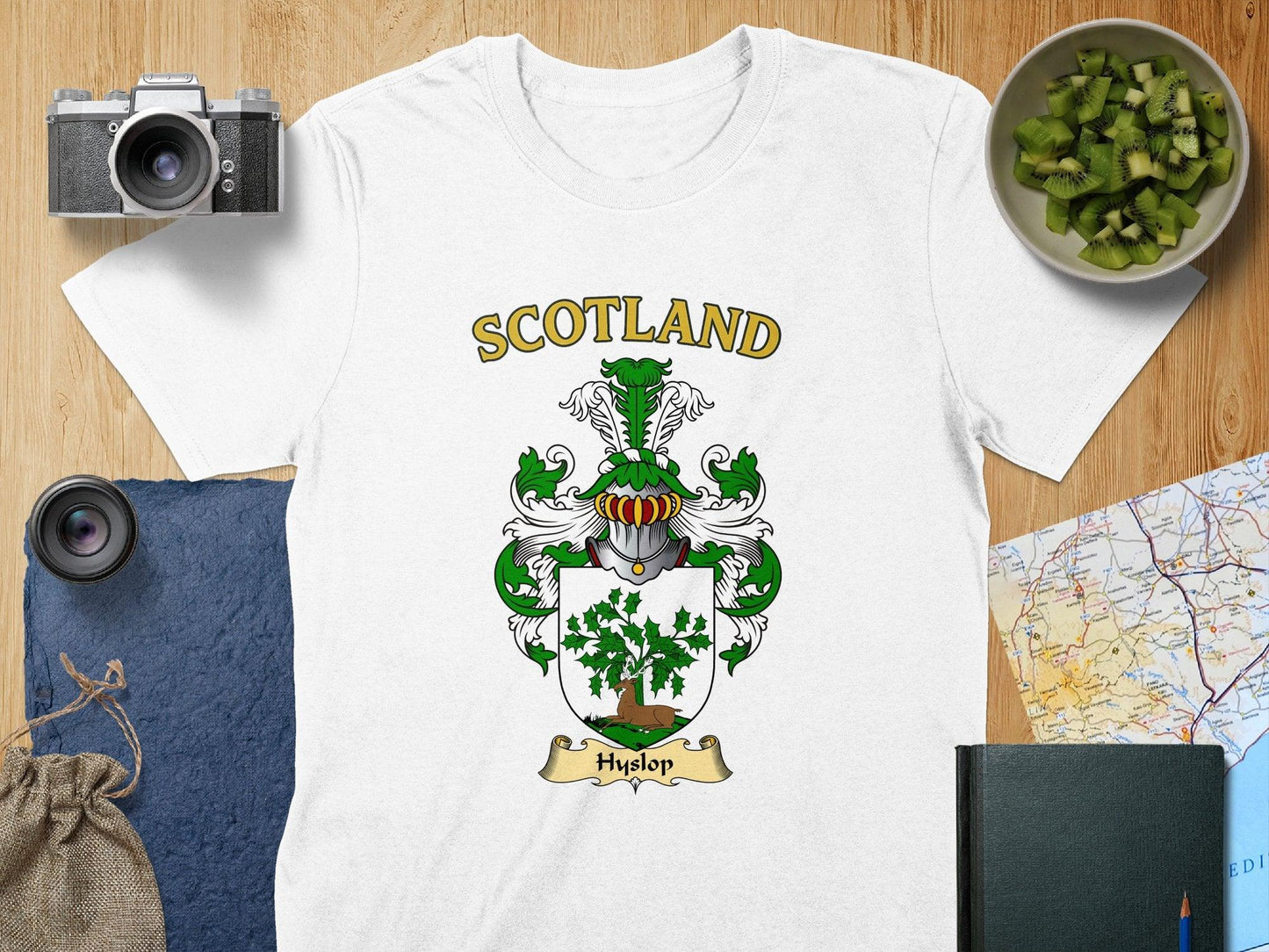 Scotland Hyslop Family Crest T-Shirt product type