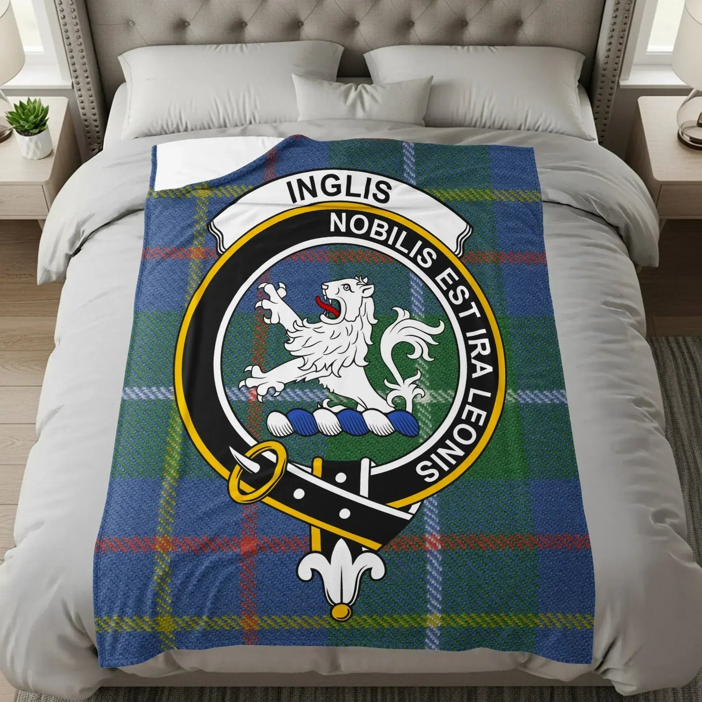Inglis Noblis Est Ira Leonis Emblem Blanket product type