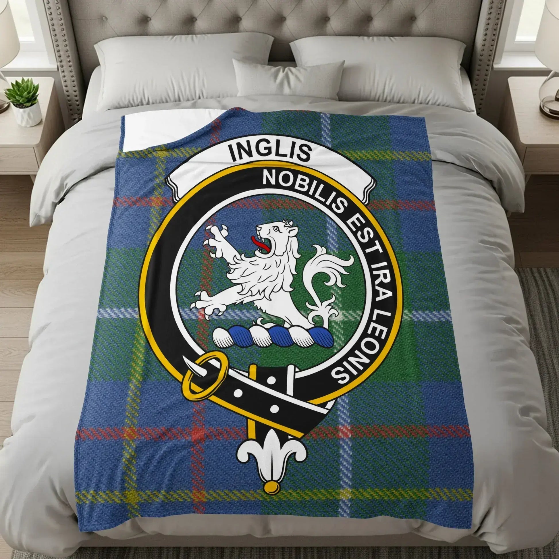 Inglis Noblis Est Ira Leonis Emblem Blanket product type