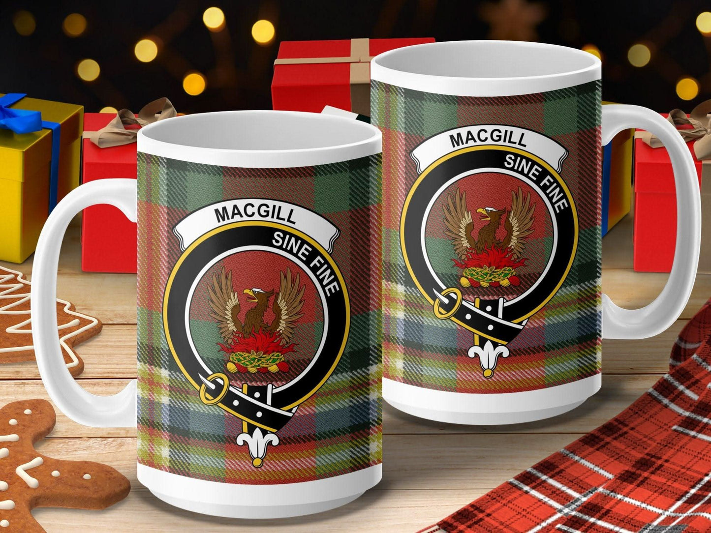 MACGILL Sine Fine Tartan Plaid Clan Coffee Mug product