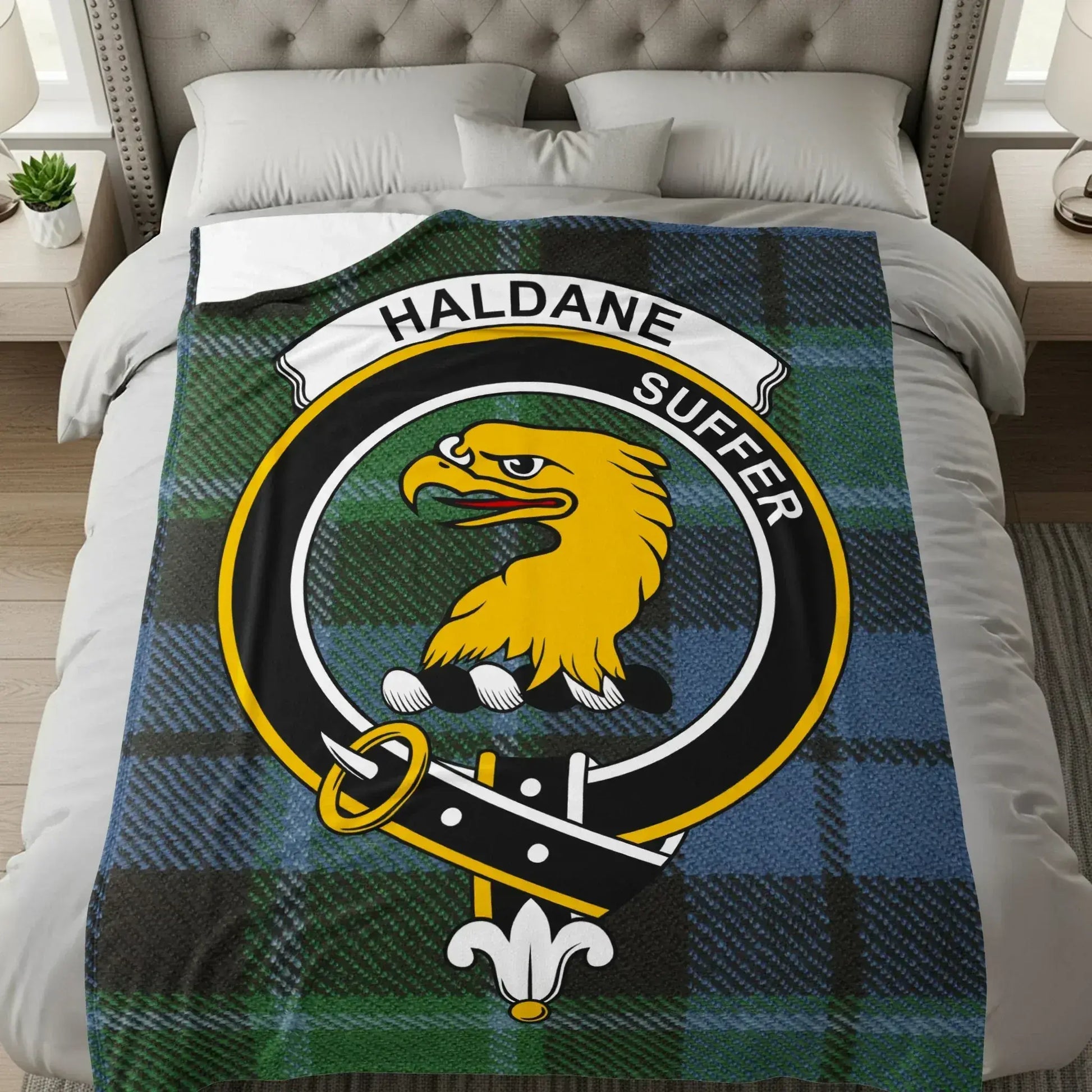 Haldane Suffer Eagle Design Decorative Blanket product