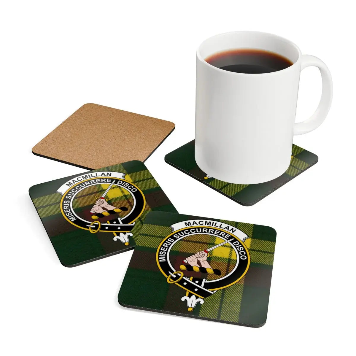 Macmillan Tartan Clan Crest Tartan Clan Crest Coaster product