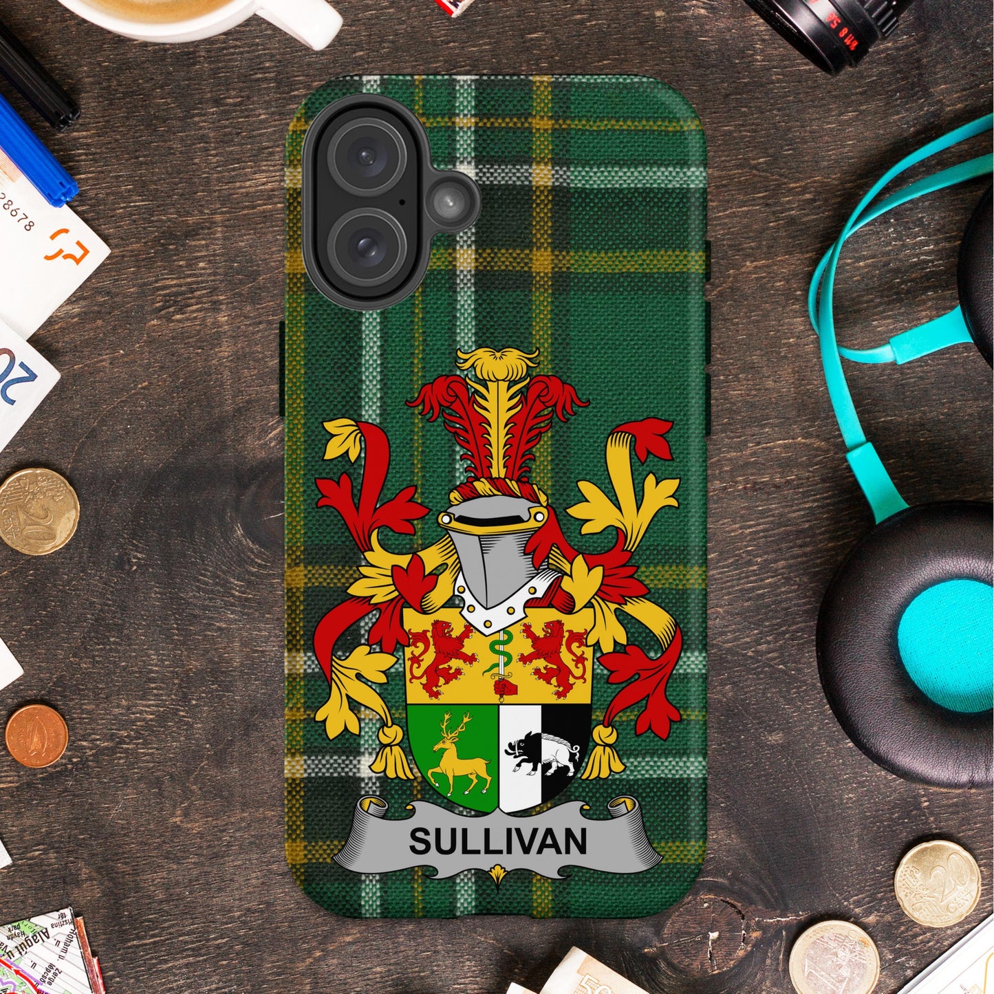 Personalized Coat of Arms Phone Case product