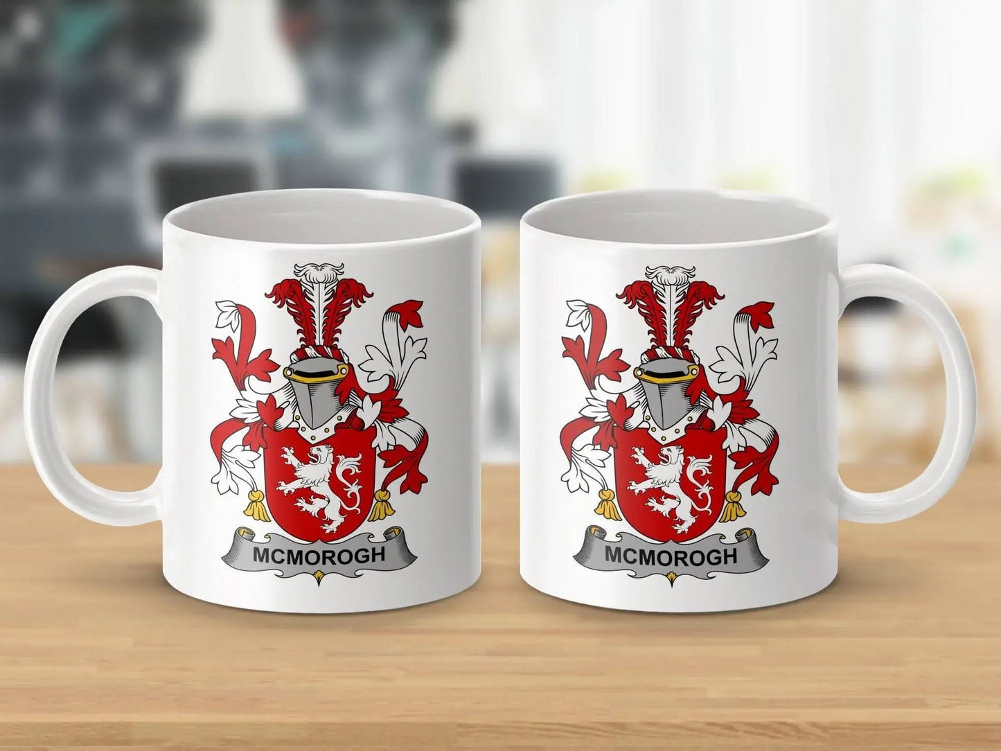 McMorogh Surname Irish Family Crest Mug - Celtic Ancestry Gifts