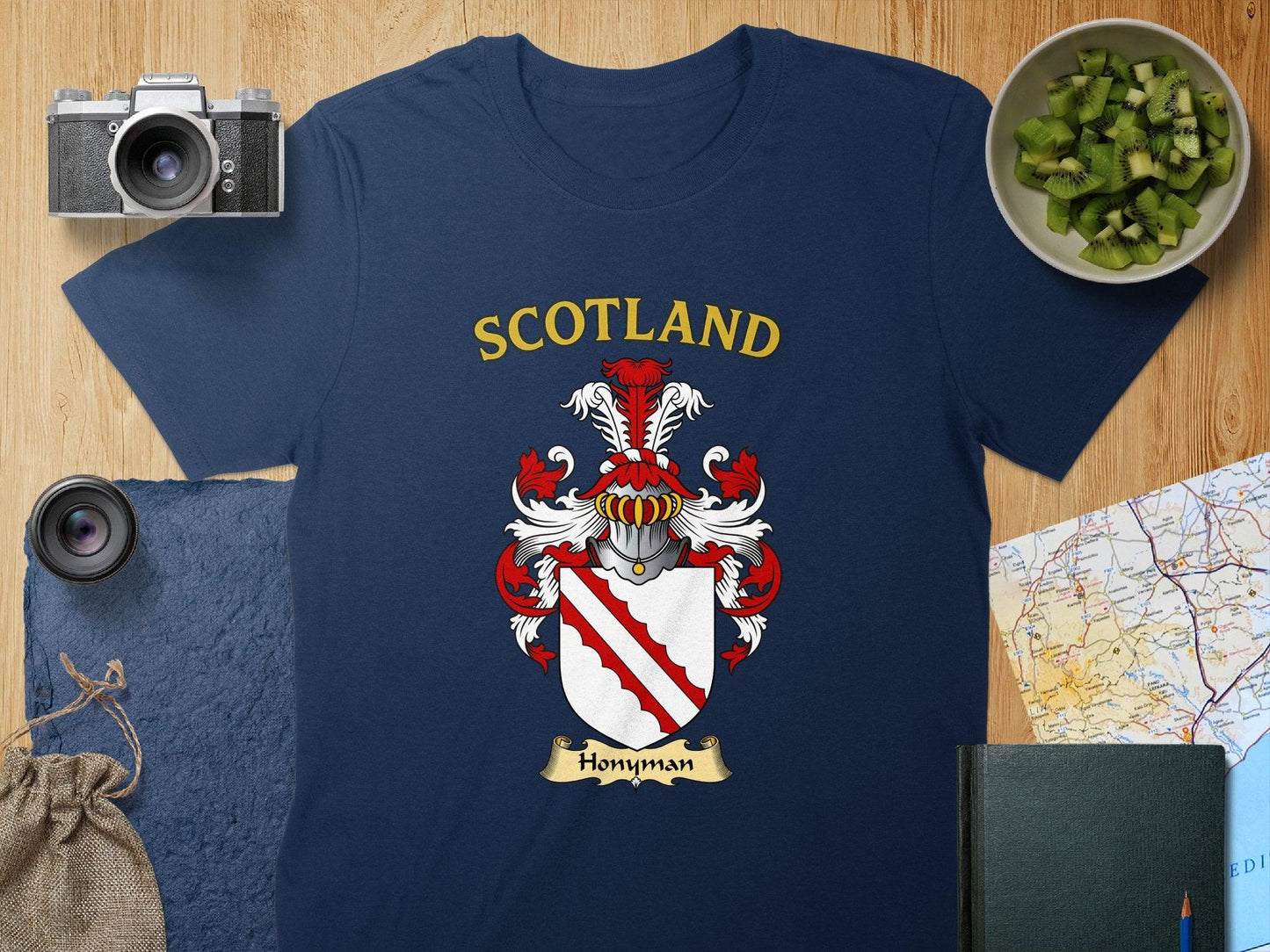 Scotland Honyman Heraldic Crest Design T-shirt product type