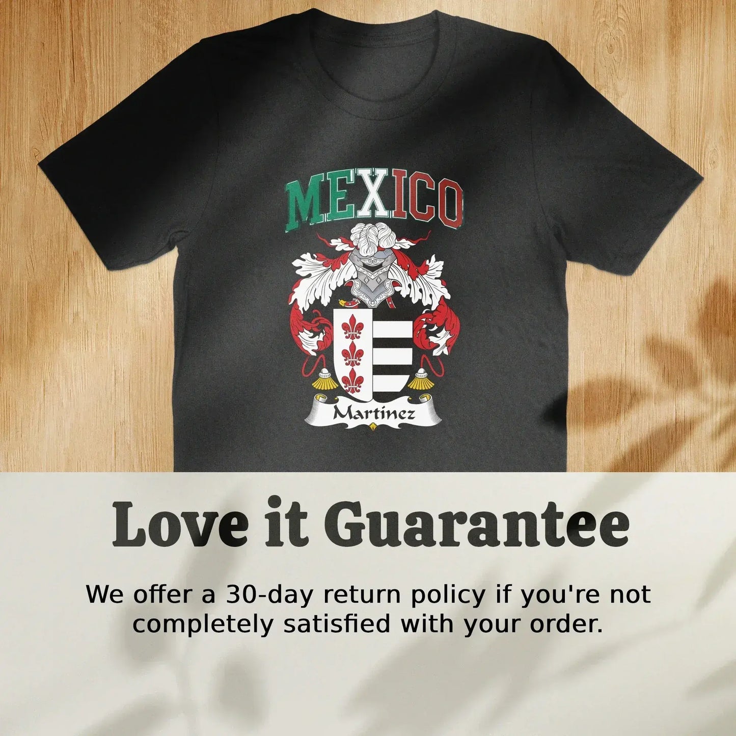 Mexico Coat of Arms Martinez Family T-Shirt product