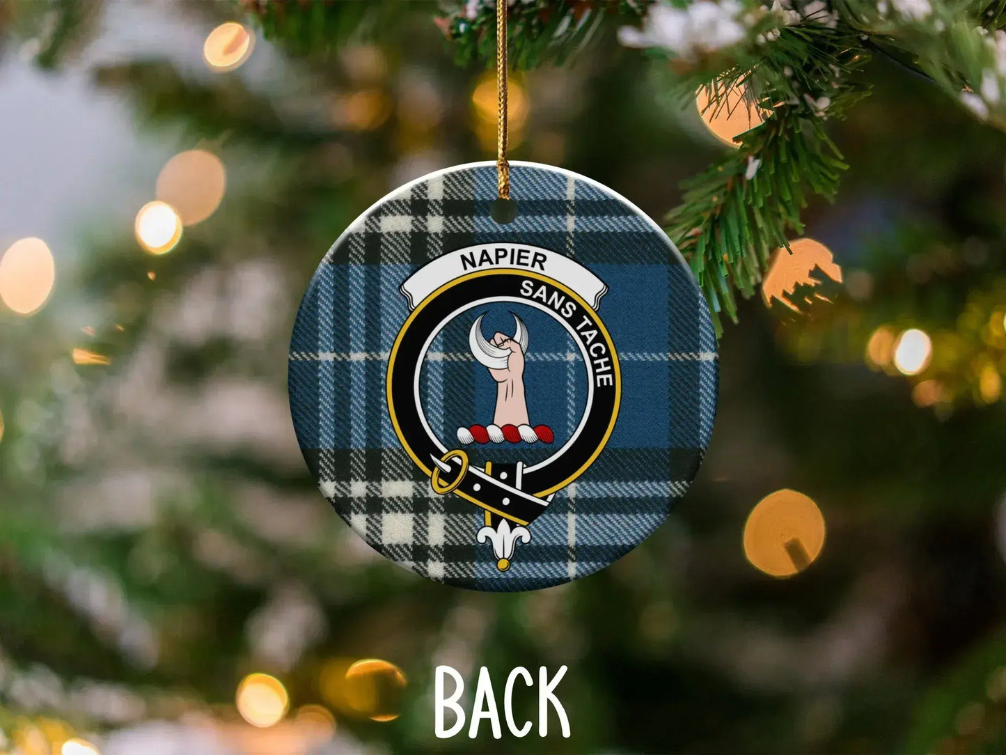 Traditional Family Crest Christmas Ornament product