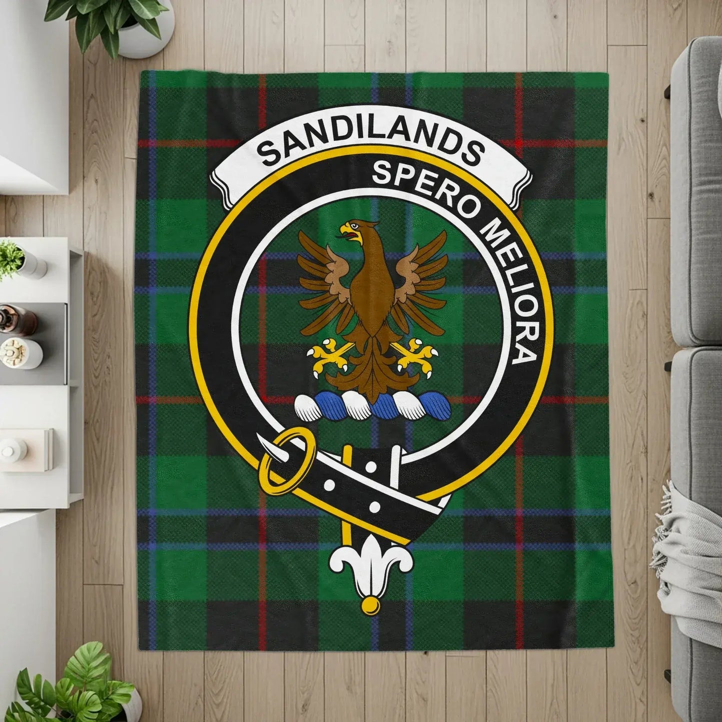 Sandilands Spero Meliora Eagle Emblem Blanket product