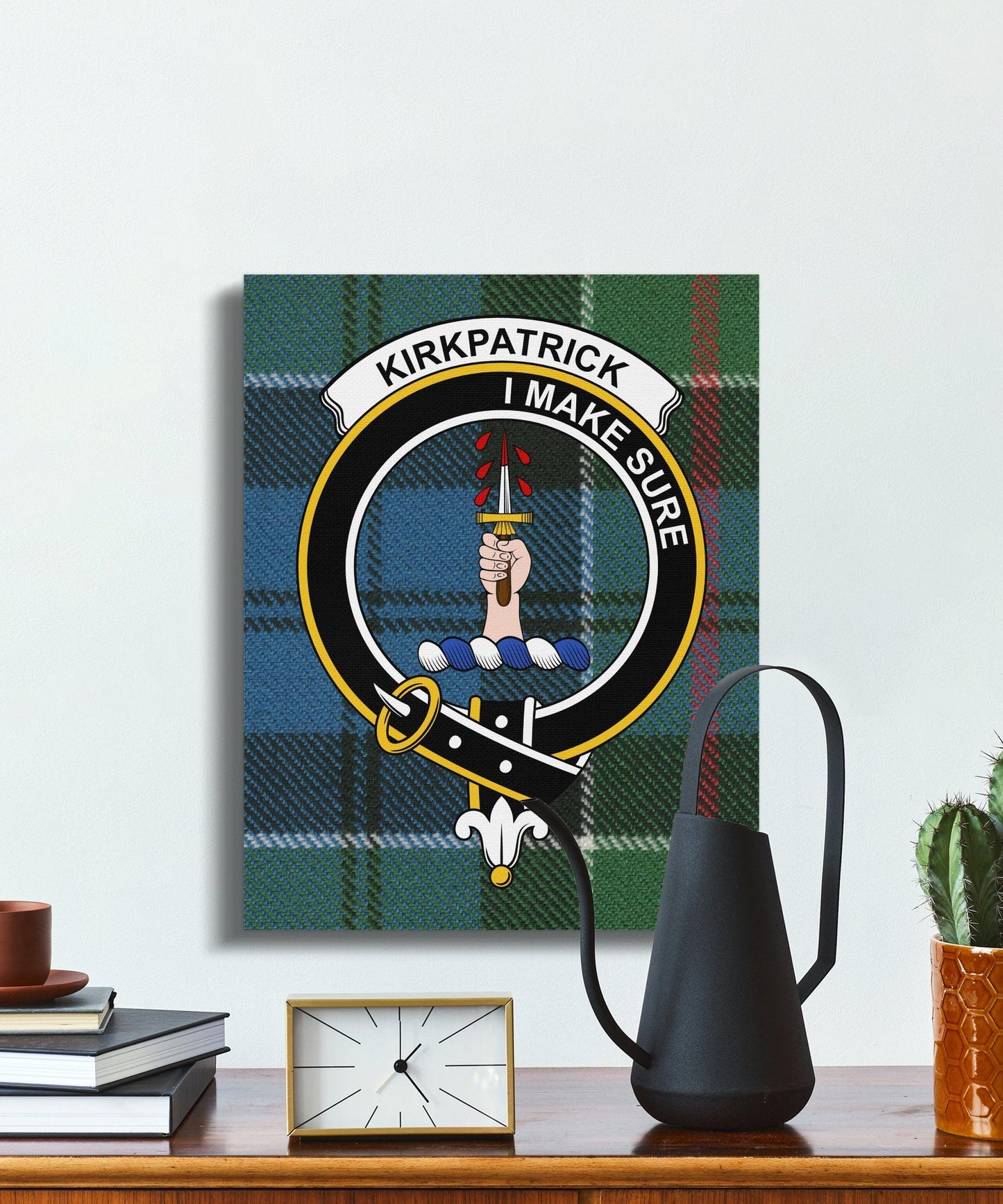Kirkpatrick I Make Sure Crest Plaque on Wall Art product