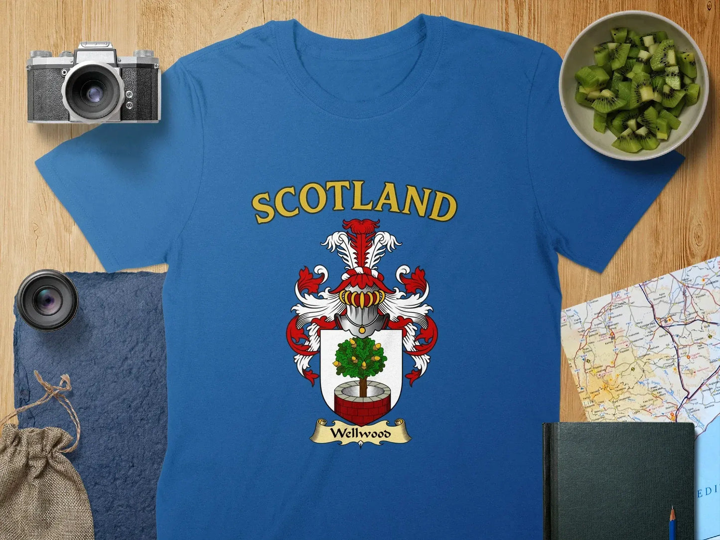 Scotland Family Crest Graphic Tee Shirt product