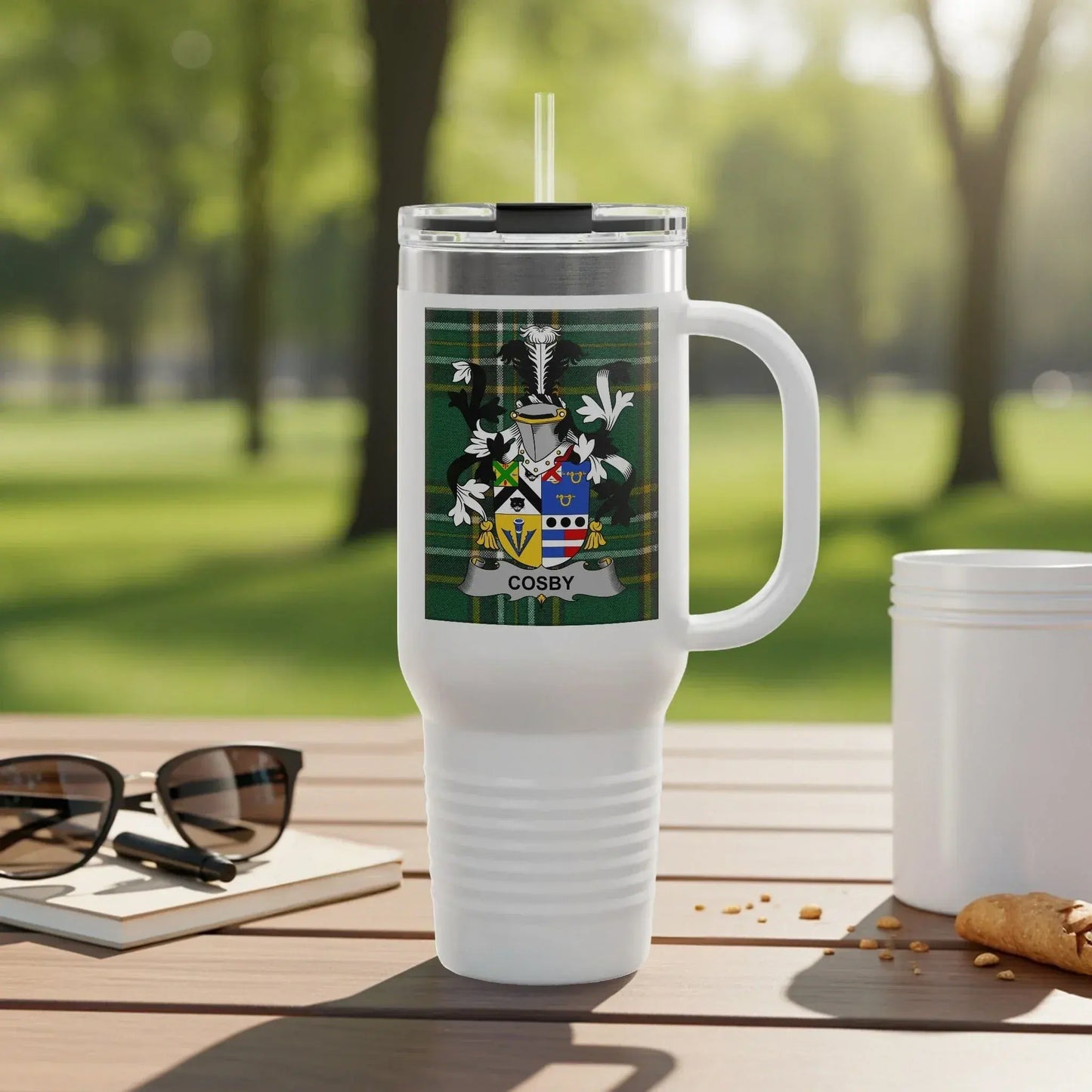Custom Family Crest Insulated Tumbler Travel Product