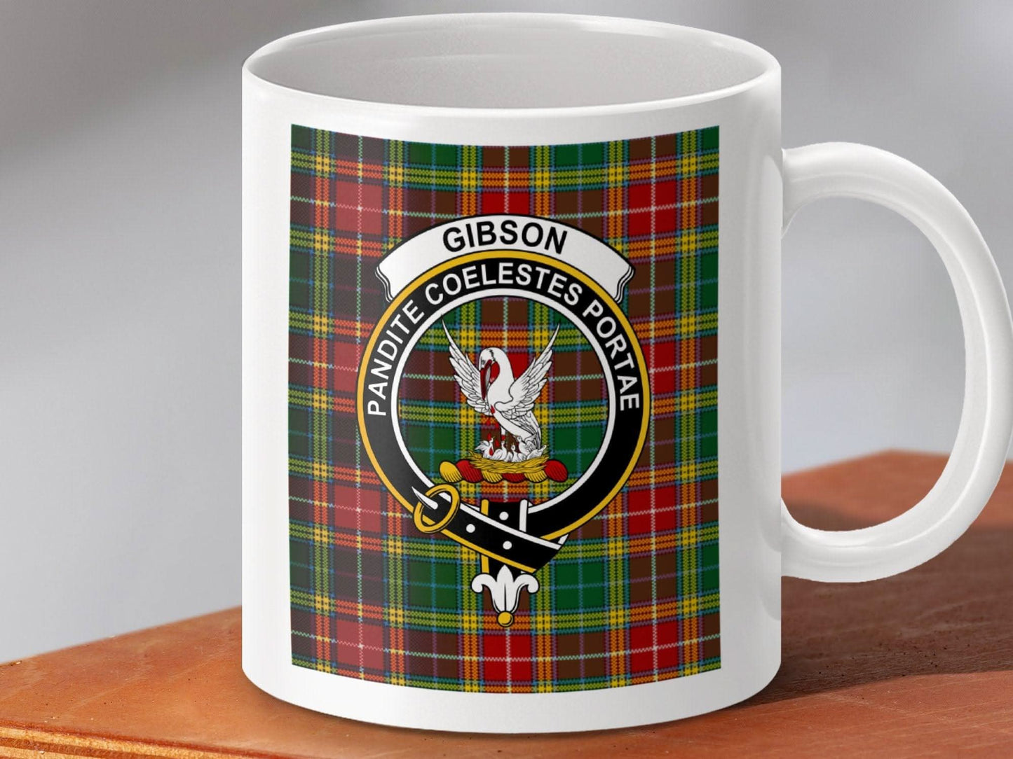Gibson Family Crest Plaid Pattern Ceramic Mug product