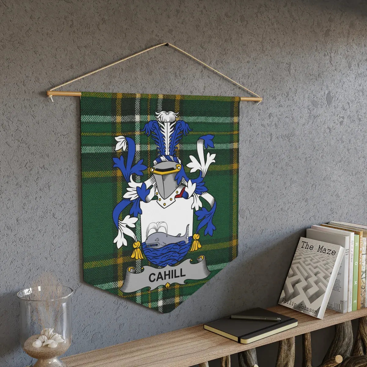 Family Coat of Arms Tartan Printed Wall Decor product