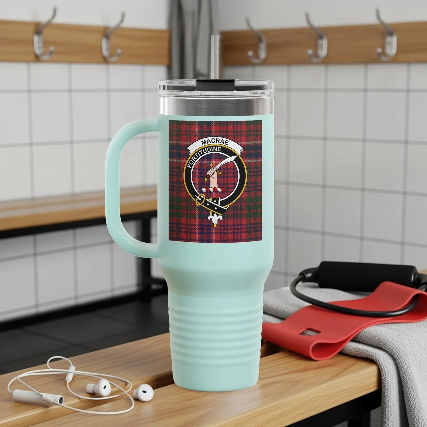 MacRae Virtutis Gloria Tartan Drinkware product type