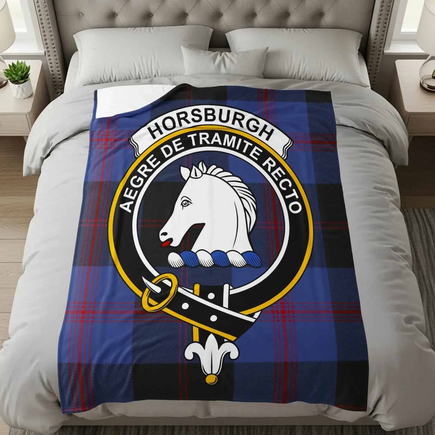 Horsburgh Aegre De Tramite Recto Plaid Decorative Blanket product