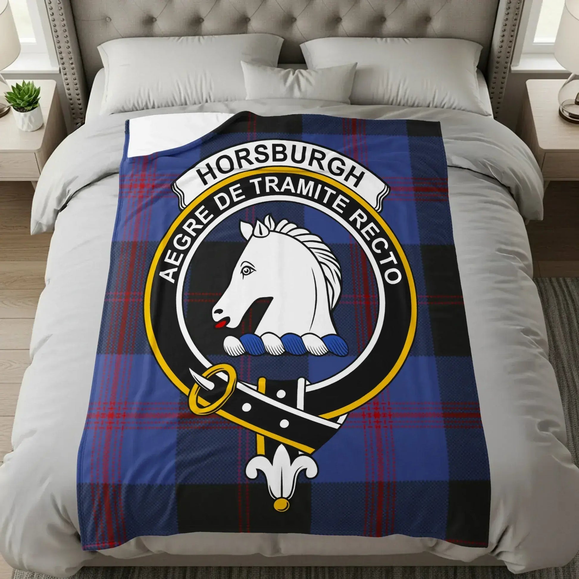 Horsburgh Aegre De Tramite Recto Plaid Decorative Blanket product