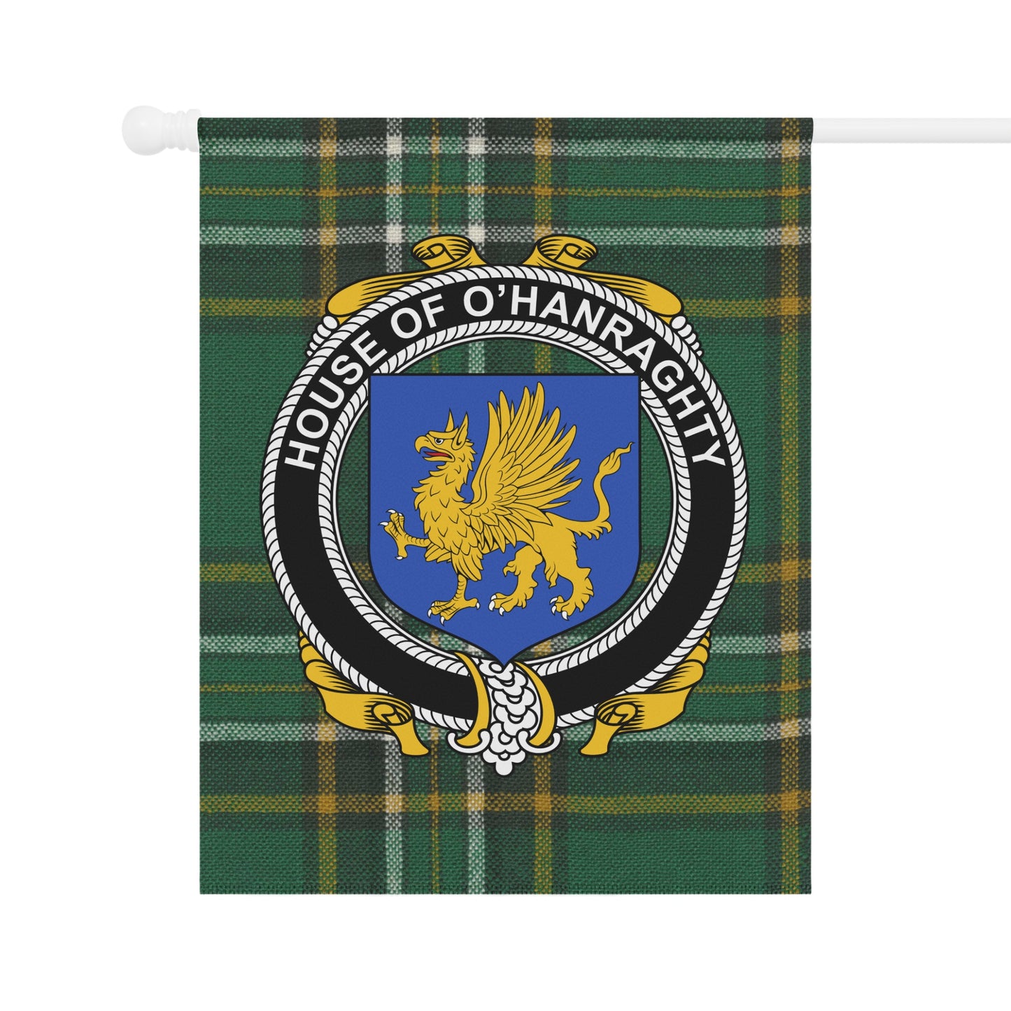 House of O'Hanraghty Family Crest Flag product