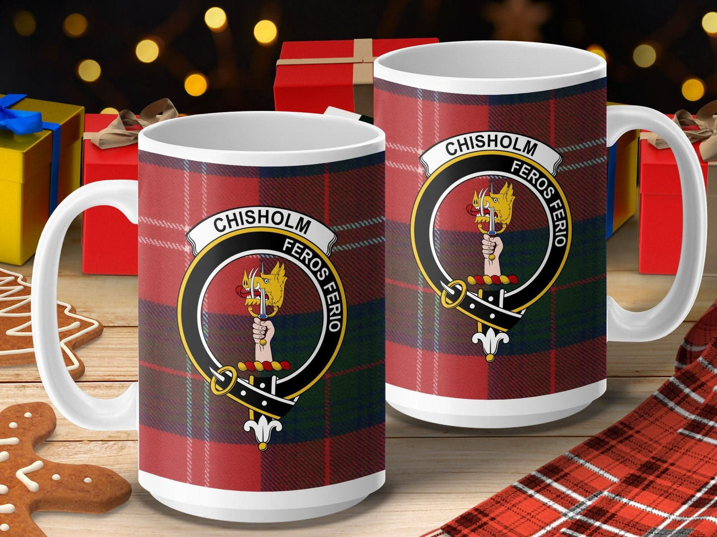 Chisholm Feros Ferio Crest Plaid Coffee Mug product
