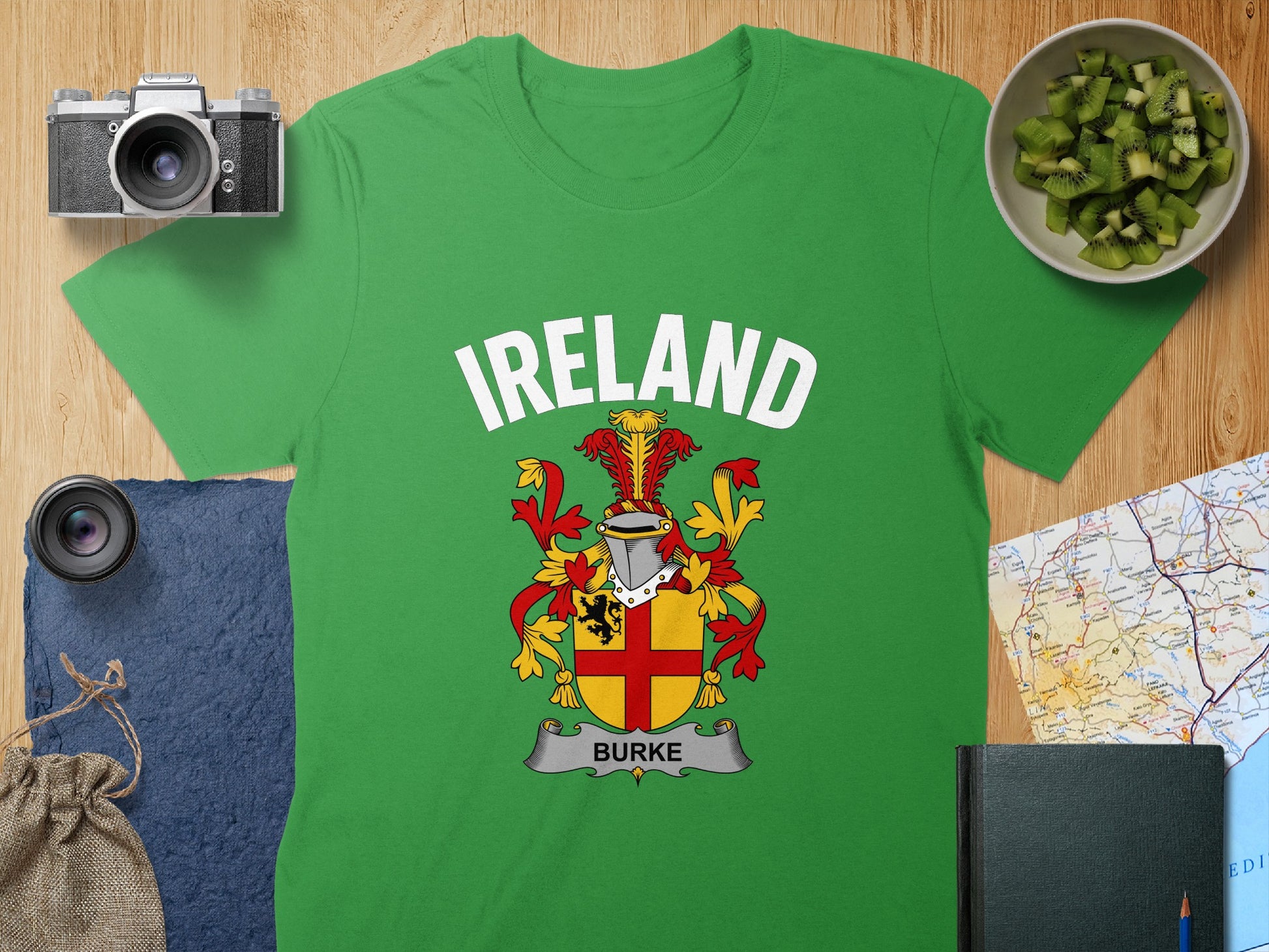 Ireland Burke Coat of Arms Crest T-Shirt