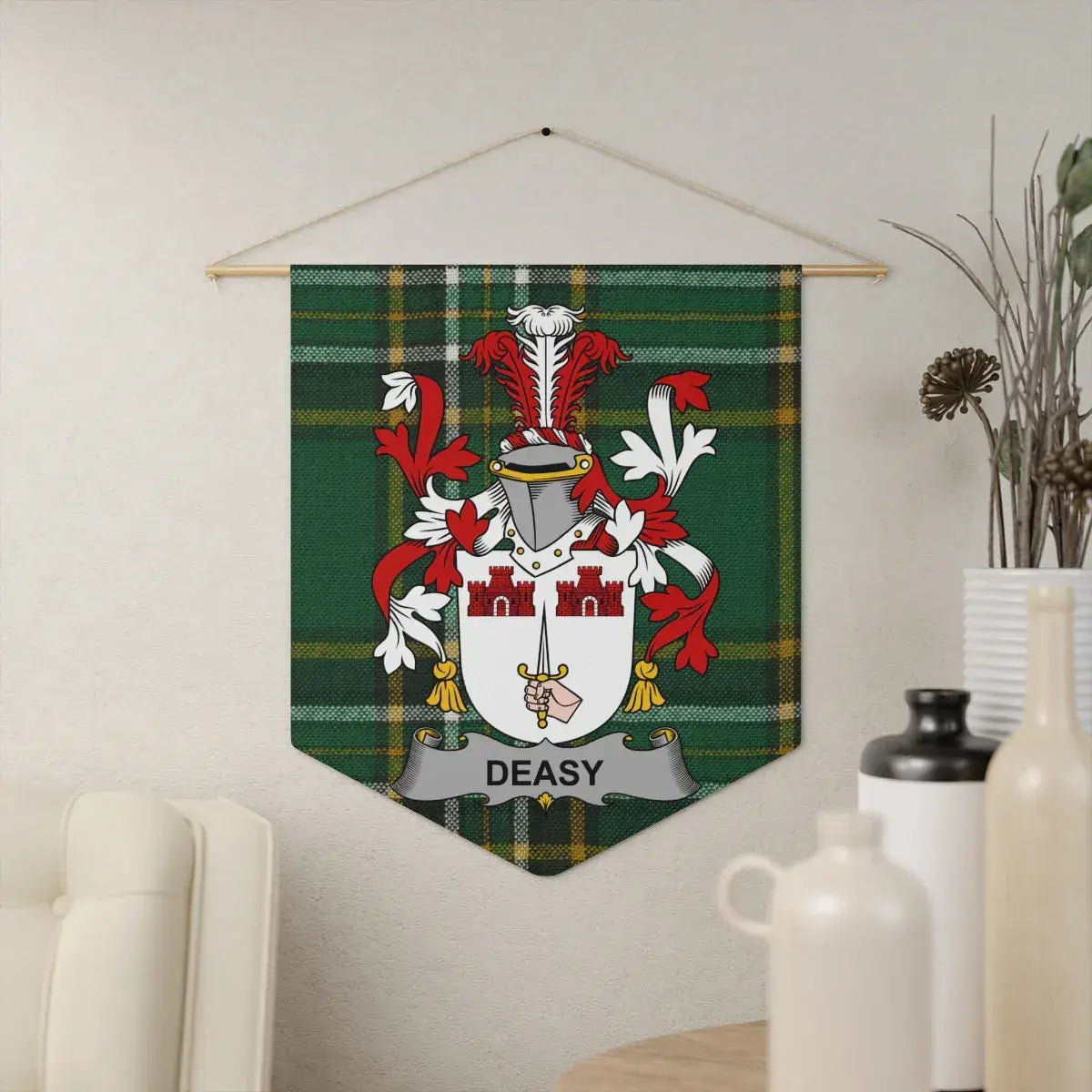 Customizable Deasy Family Crest Wall Banner product
