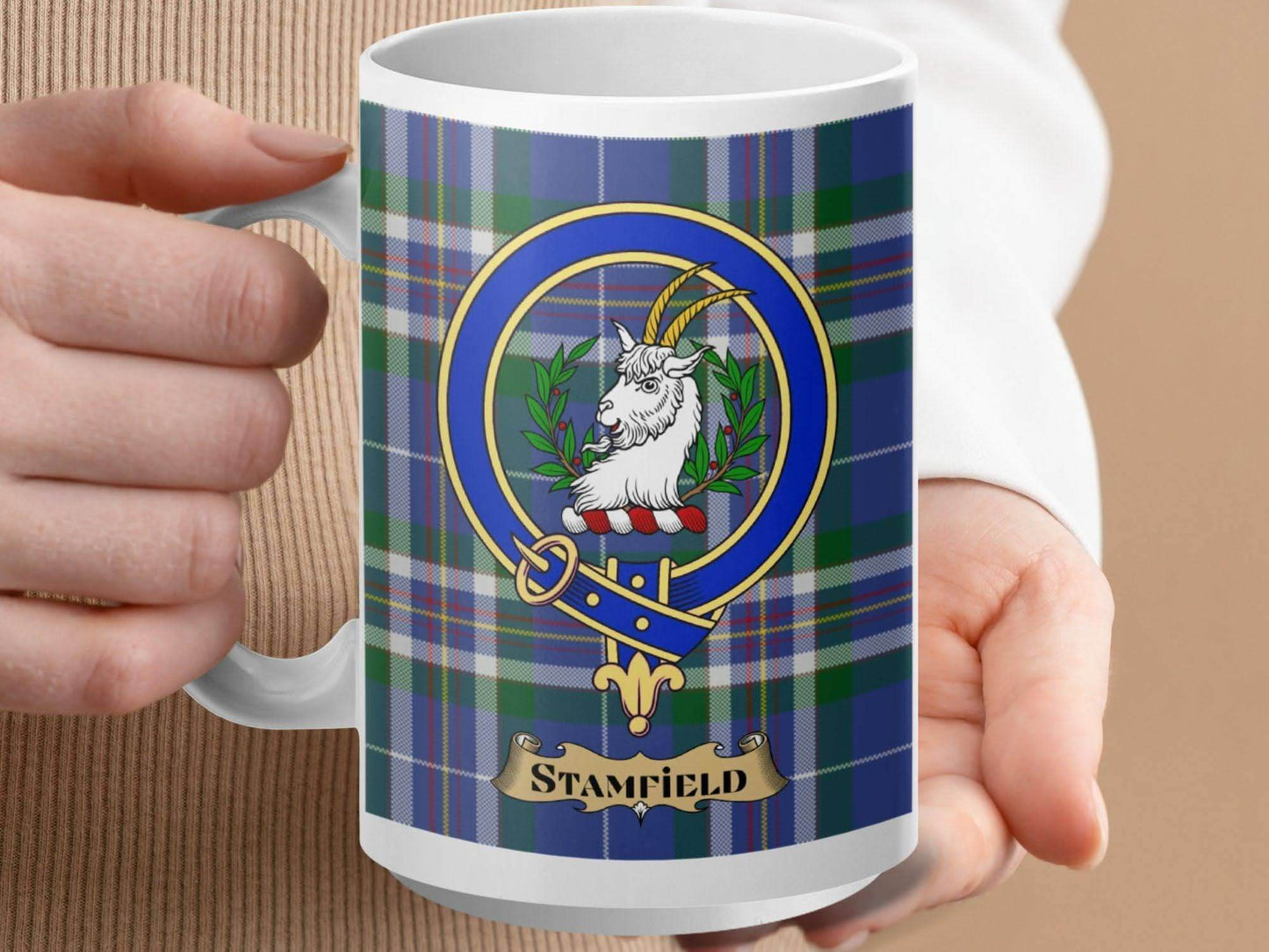 Stamfield Coat of Arms Emblem Plaid Mug product