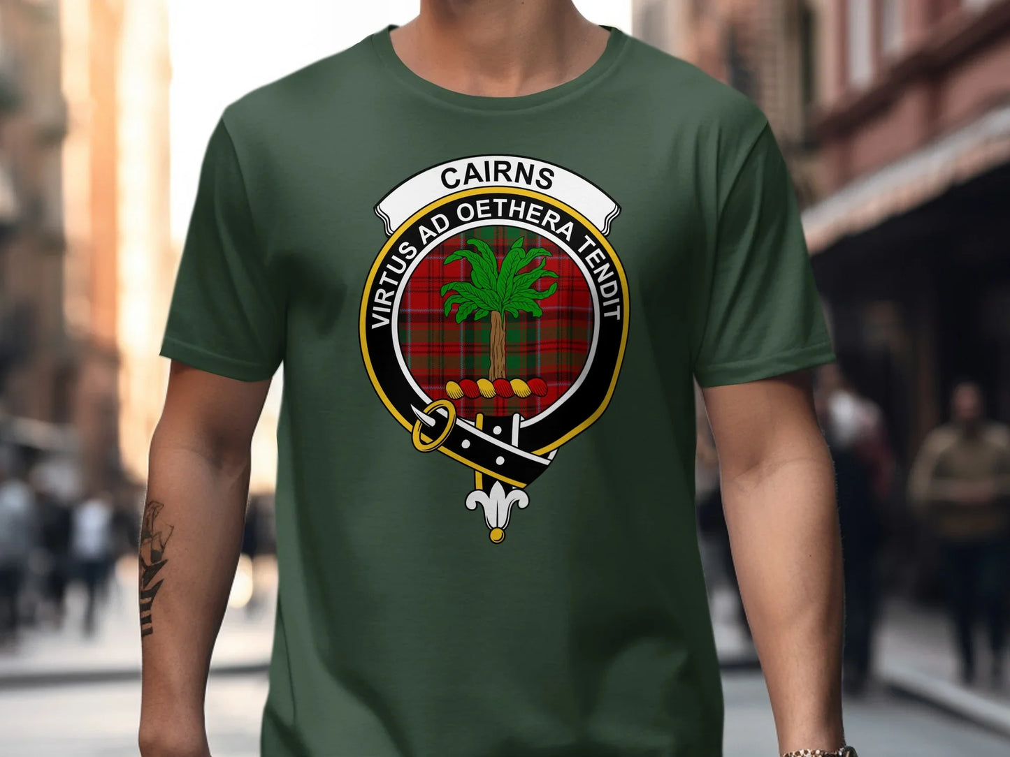 Cairns Virtus Ad Oethera Tendit Crest T-Shirt product