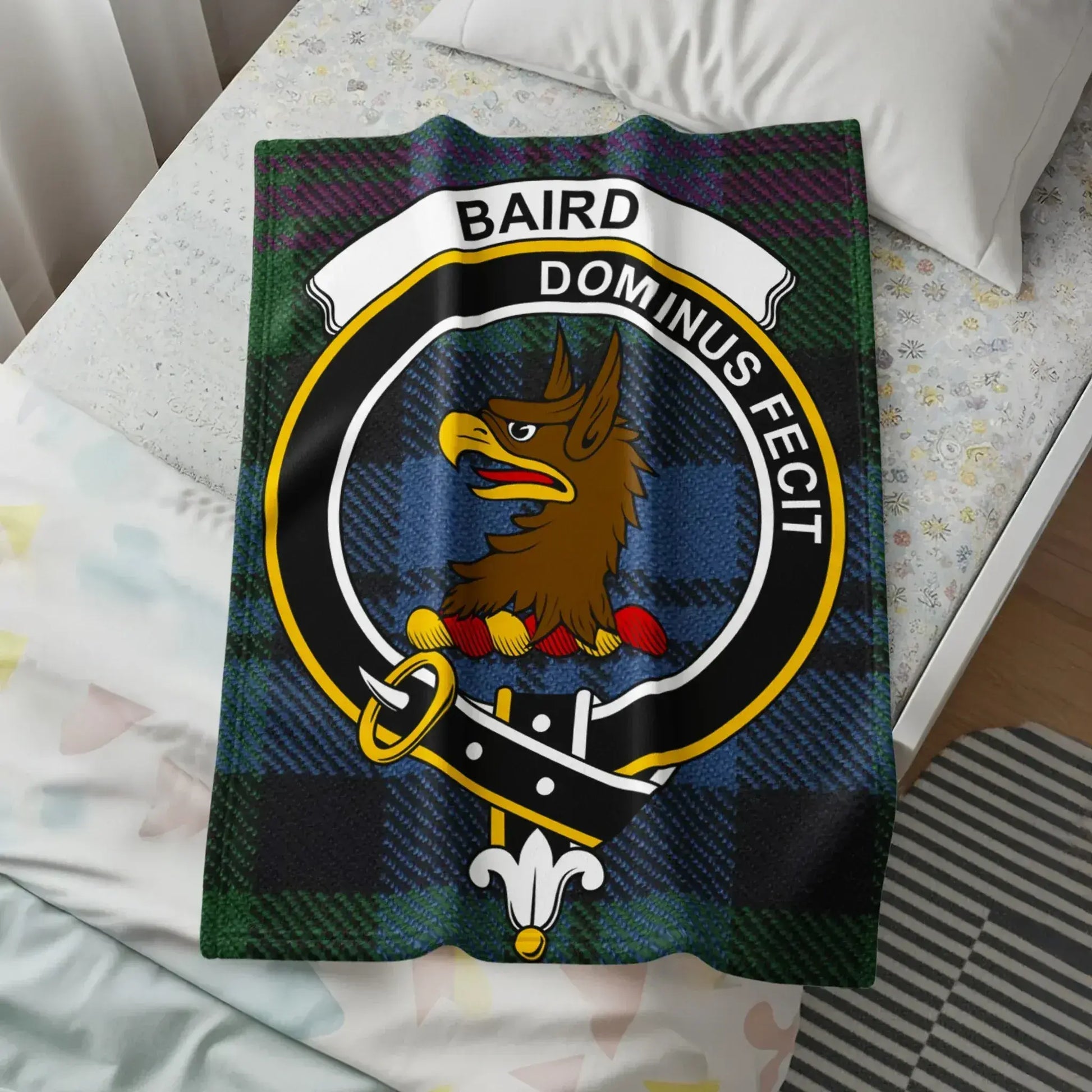 Family Crest Dominus Fecit Throw Blanket product